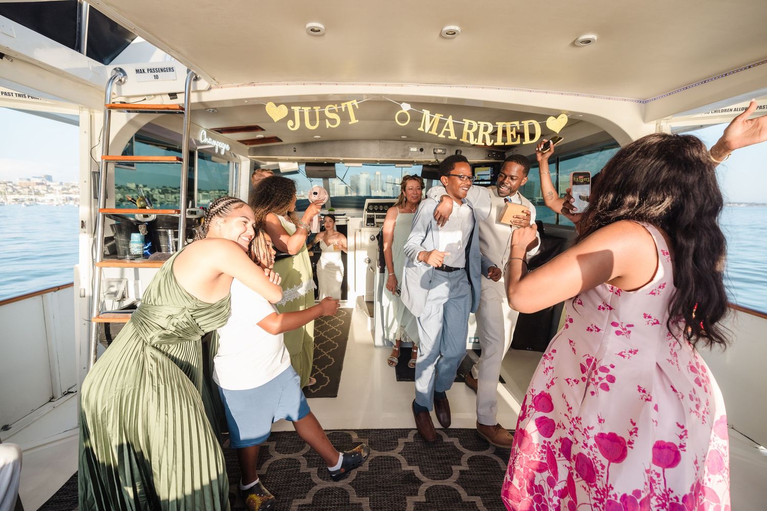 San Diego Yacht wedding photography by Jenny Thai Photography