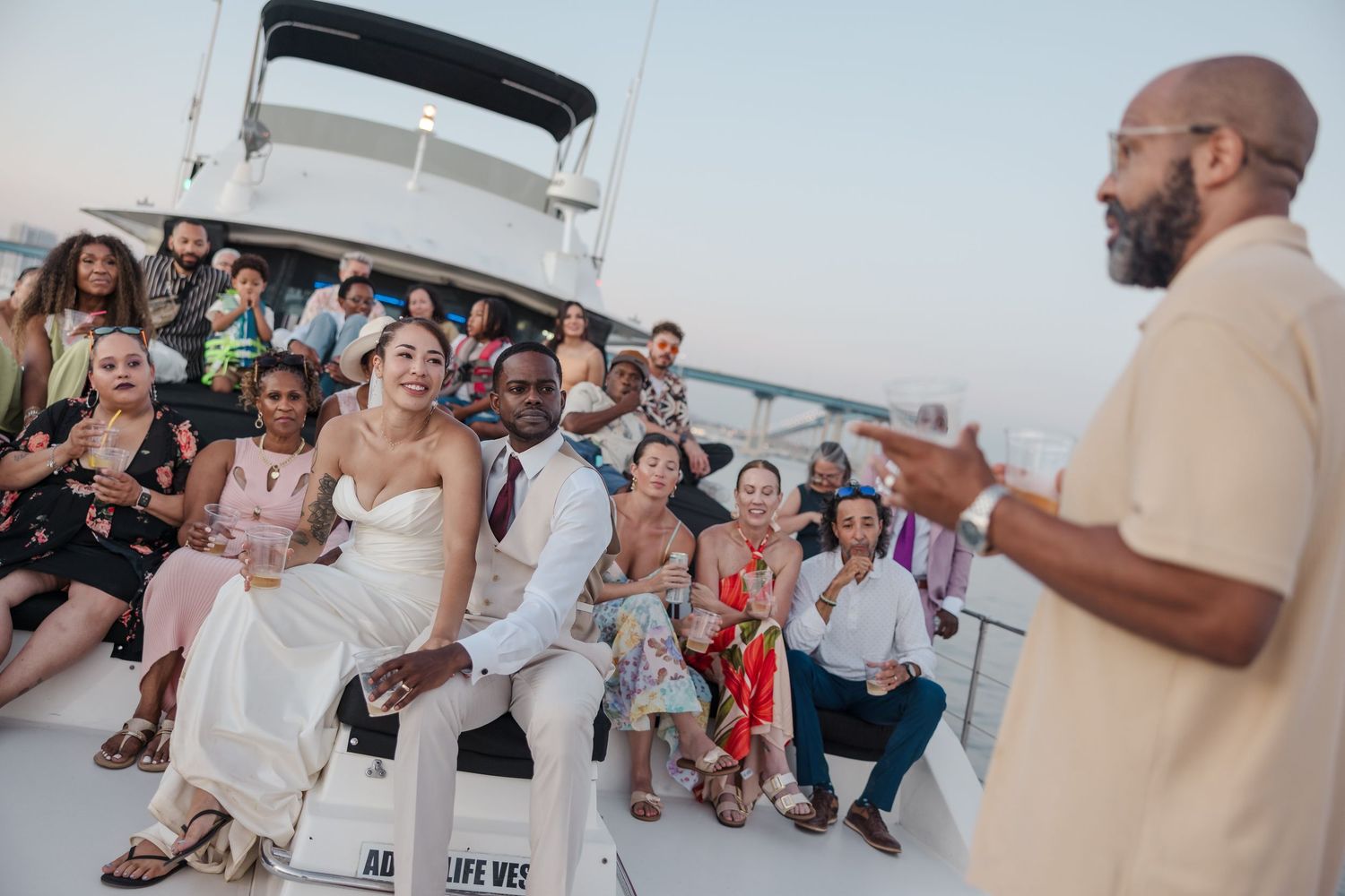 San Diego Yacht wedding photography by Jenny Thai Photography