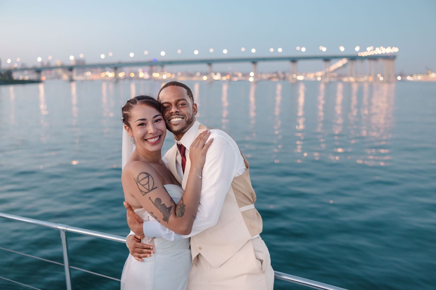 San Diego Yacht wedding photography by Jenny Thai Photography
