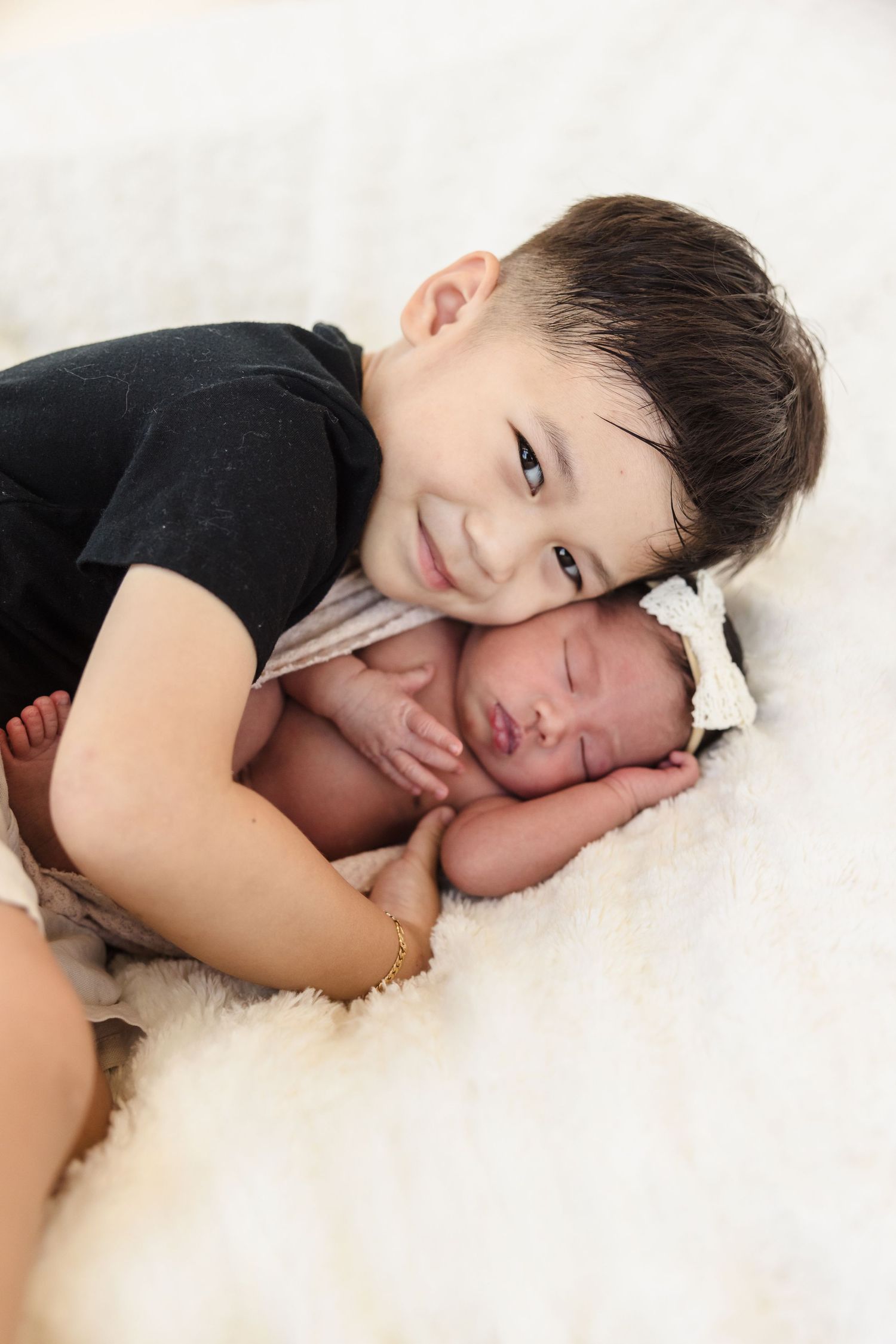 San Diego Family Newborn Studio Photoshoot