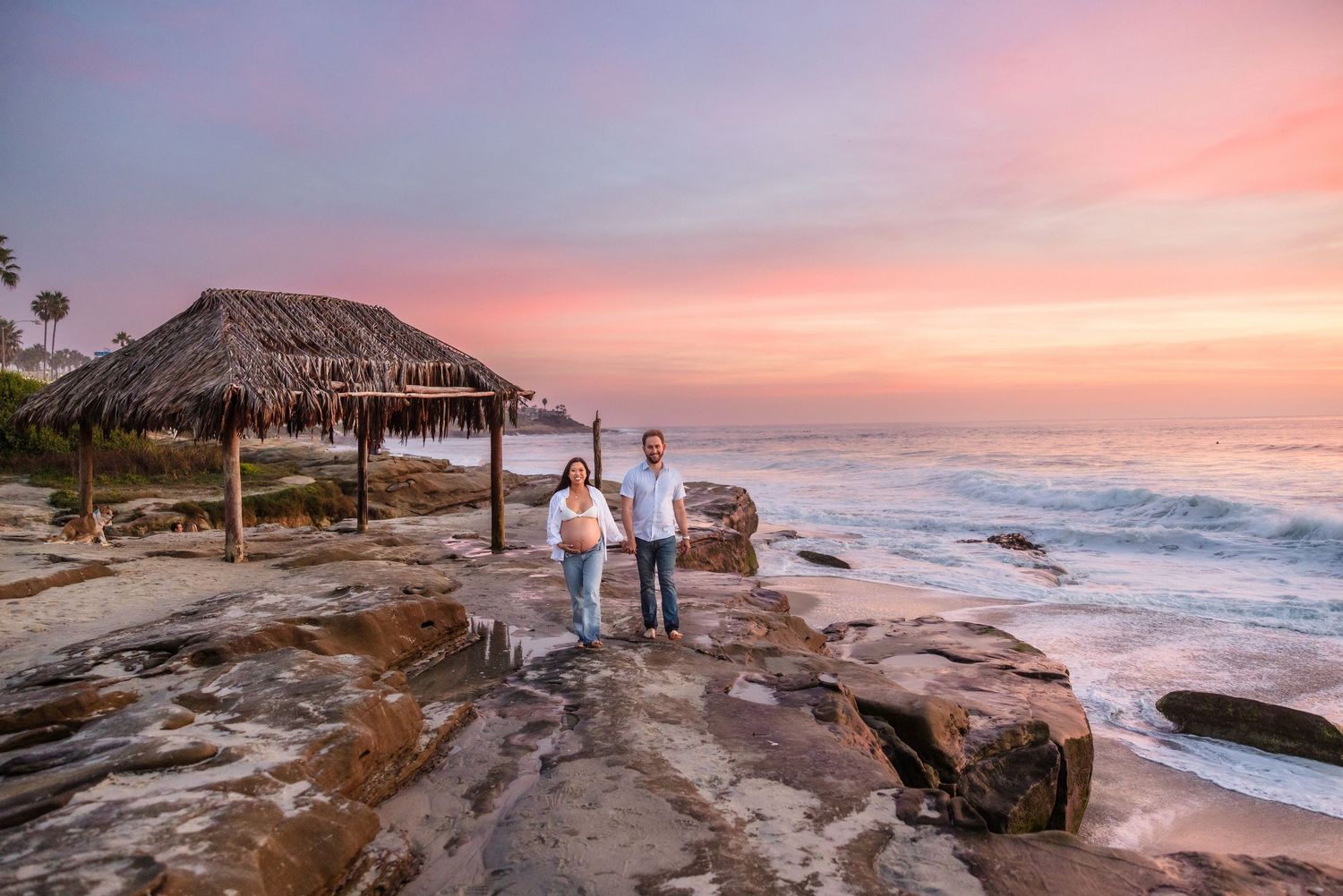 Jenny Thai Photography offering fall and Holiday mini sess - San Diego Family Photographer - Family Beach Photos at La Jolla WindanSea Beach