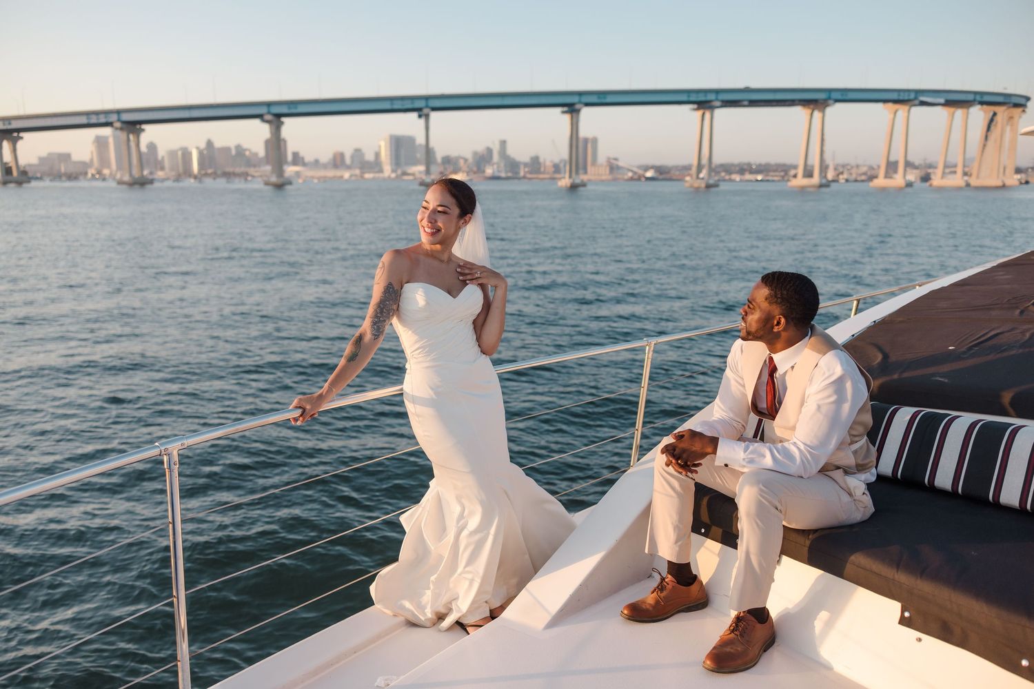 San Diego Yacht wedding photography by Jenny Thai Photography