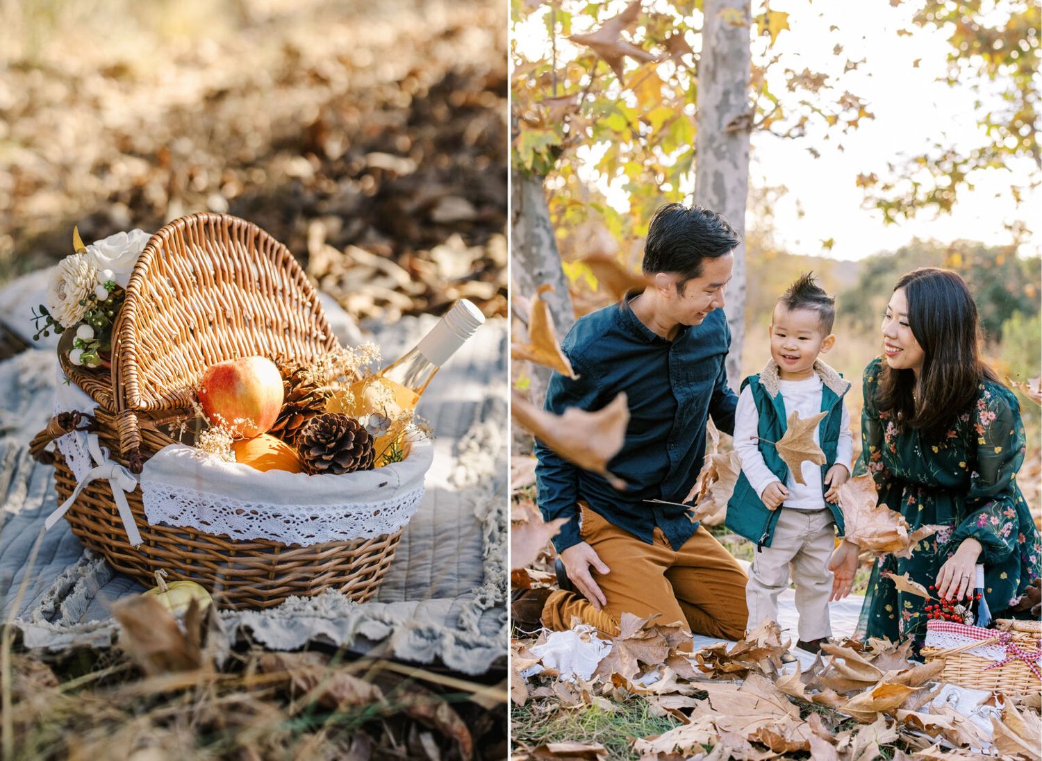 San Diego Autumn Mini Session Photographer - Fall Picnic