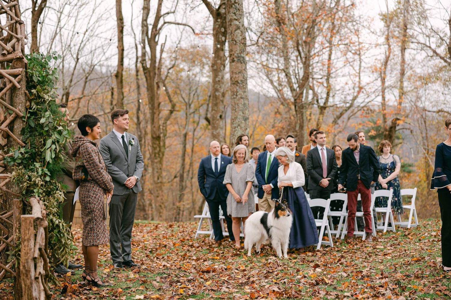 Explore this mountain micro wedding at The Poplars at Bearwallow Mountain, captured by Asheville elopement photographer candid shot