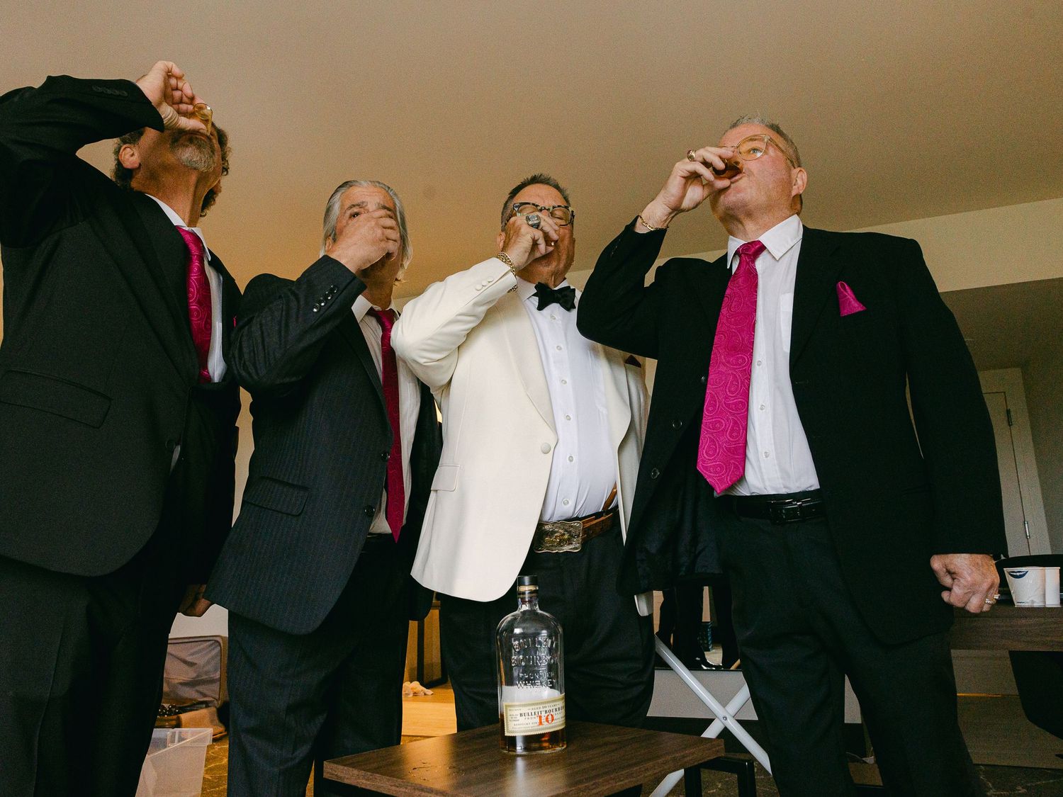 Explore this southeast luxury micro wedding at Shelton Vineyards, Southeastern US elopement and intimate wedding photographer, groomsmen