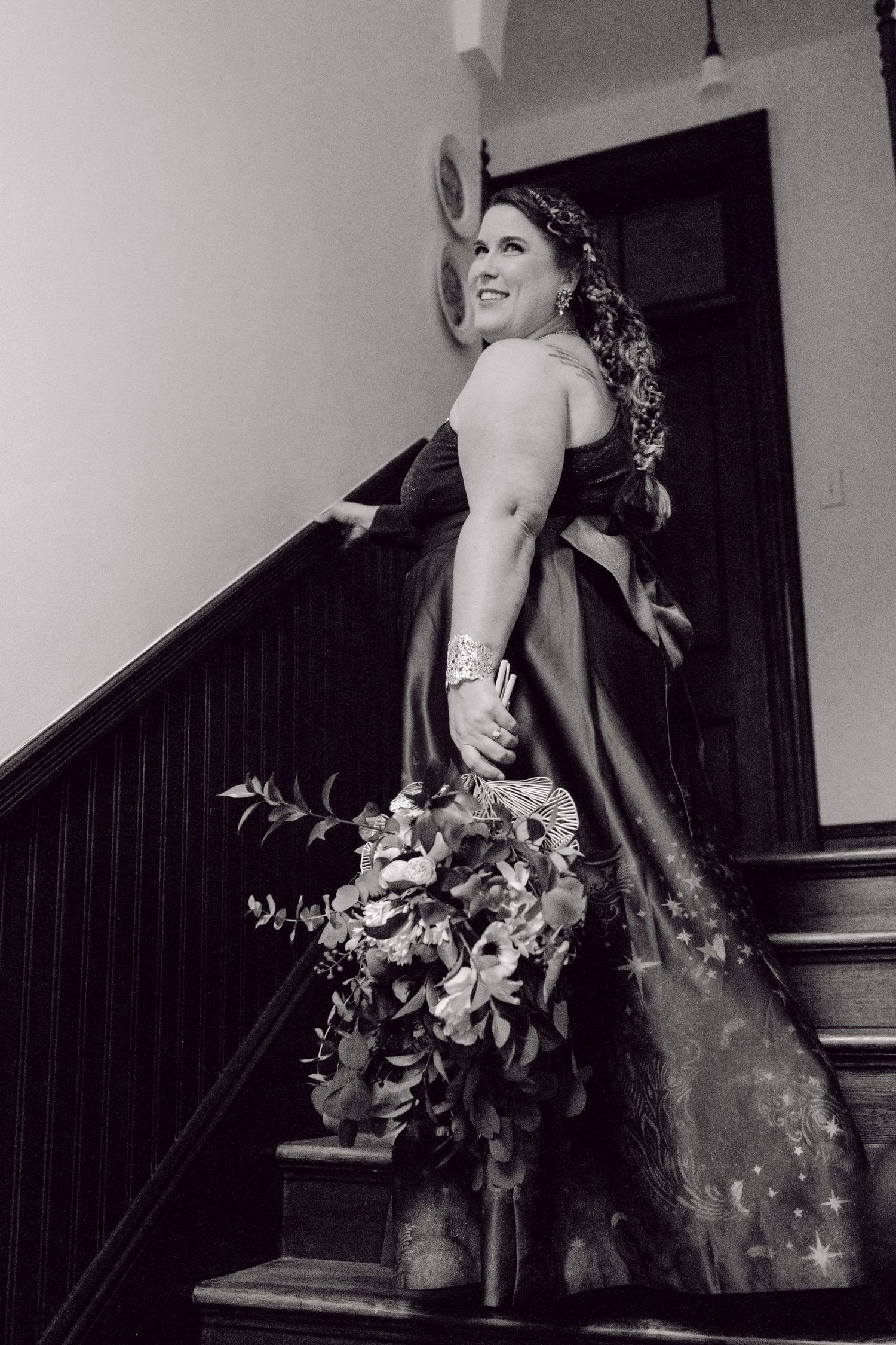Explore a fall wedding in Winston-Salem, NC. Wedding at  Summit Street Inns wedding and elopement stories in the Southeastern US and Ireland