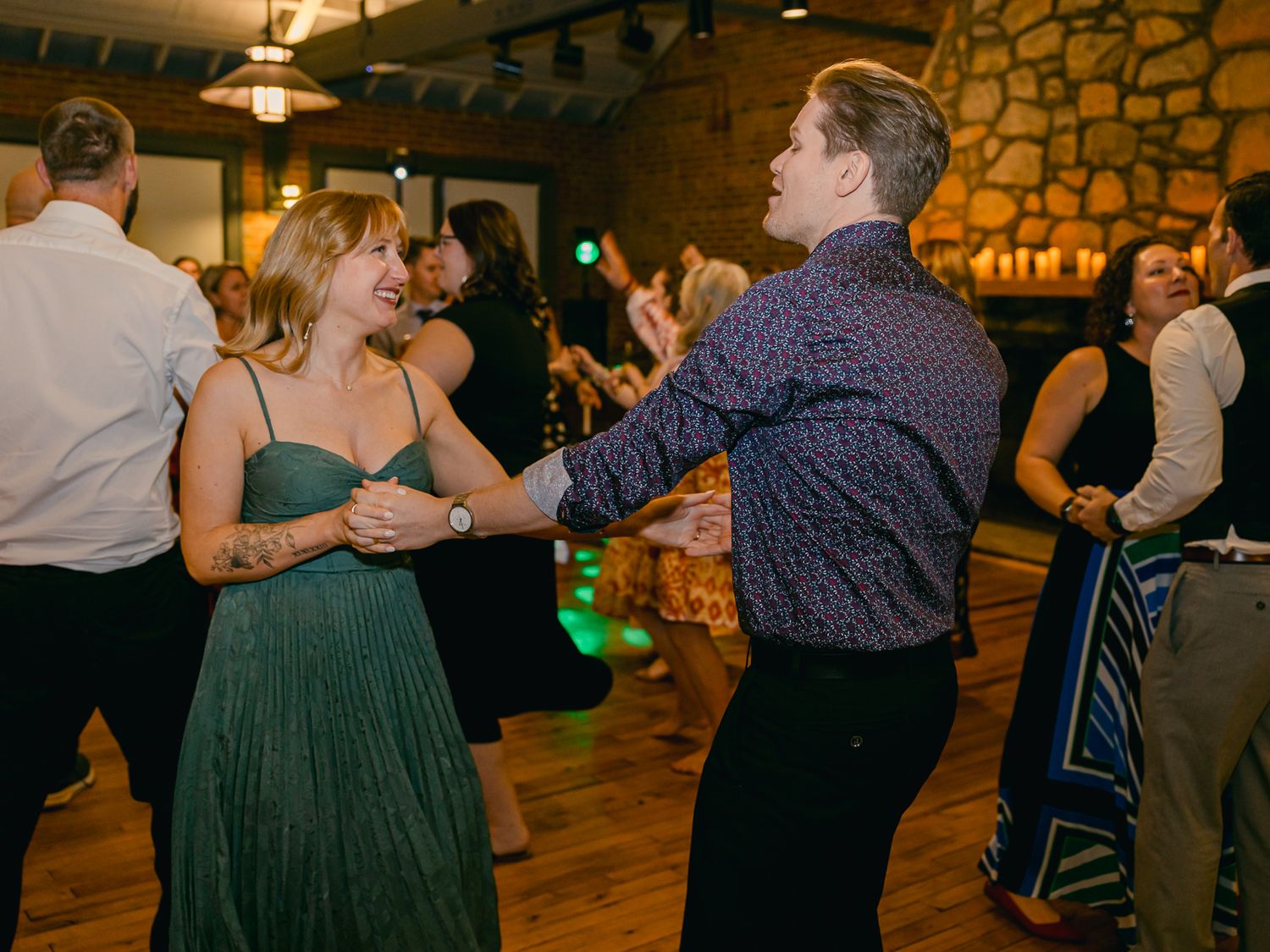 Candid Golden Hour Portraits, romantic fall wedding in Raleigh at Durant Nature Preserve, captured by Asheville photographer Kalli Hicks.