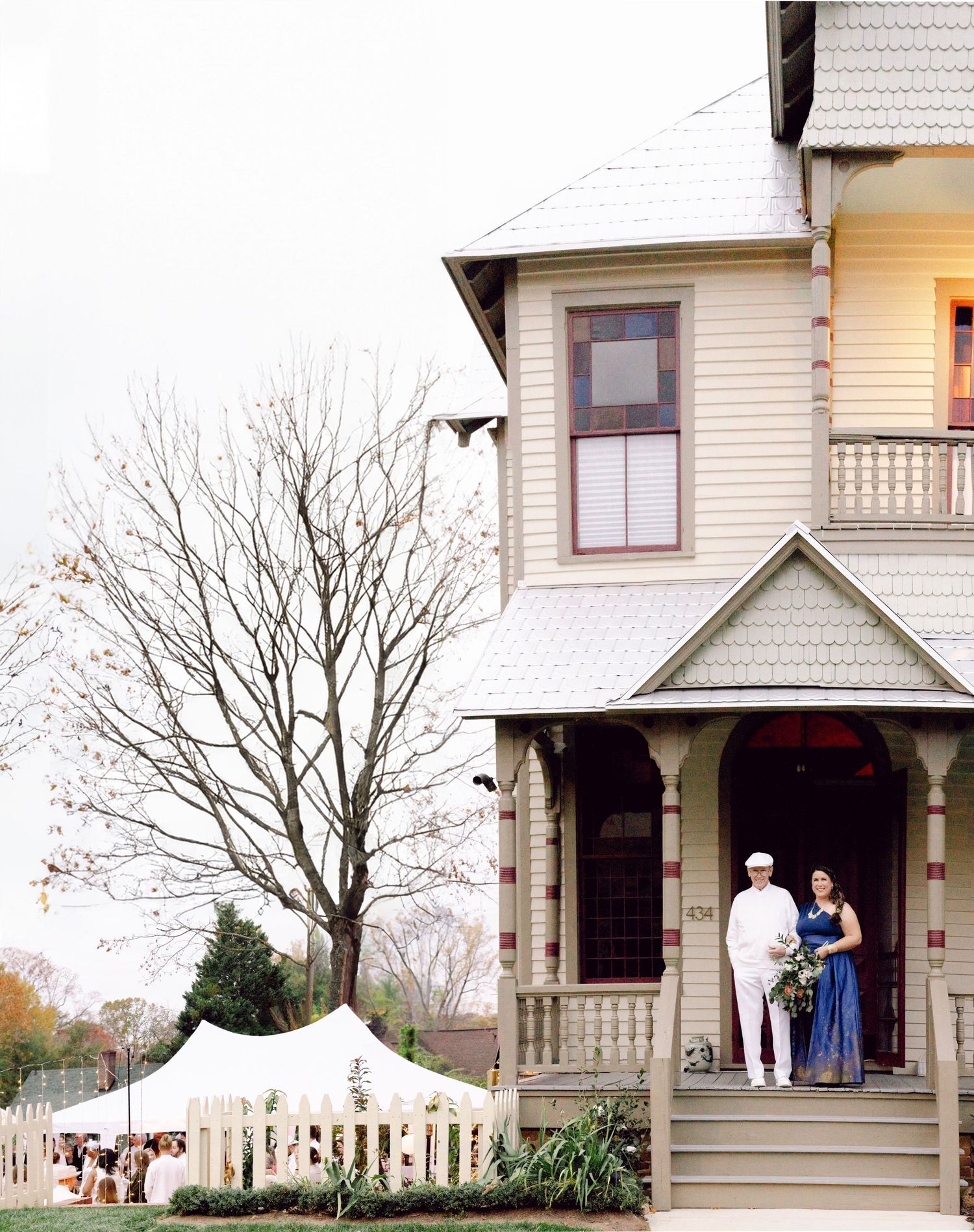 Explore a fall wedding in Winston-Salem, NC. Wedding at  Summit Street Inns wedding and elopement stories in the Southeastern US and Ireland