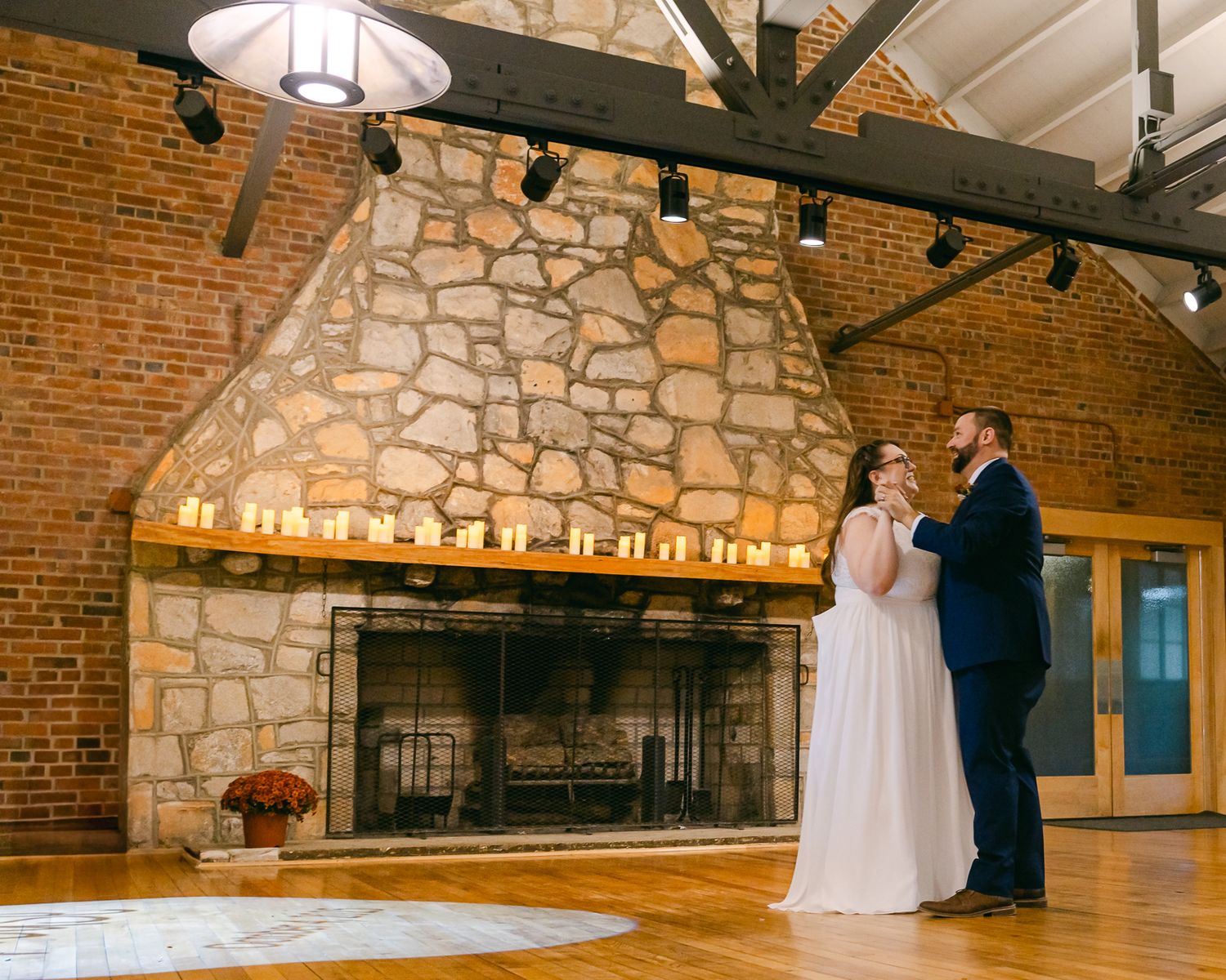 Candid Golden Hour Portraits, romantic fall wedding in Raleigh at Durant Nature Preserve, captured by Asheville photographer Kalli Hicks.