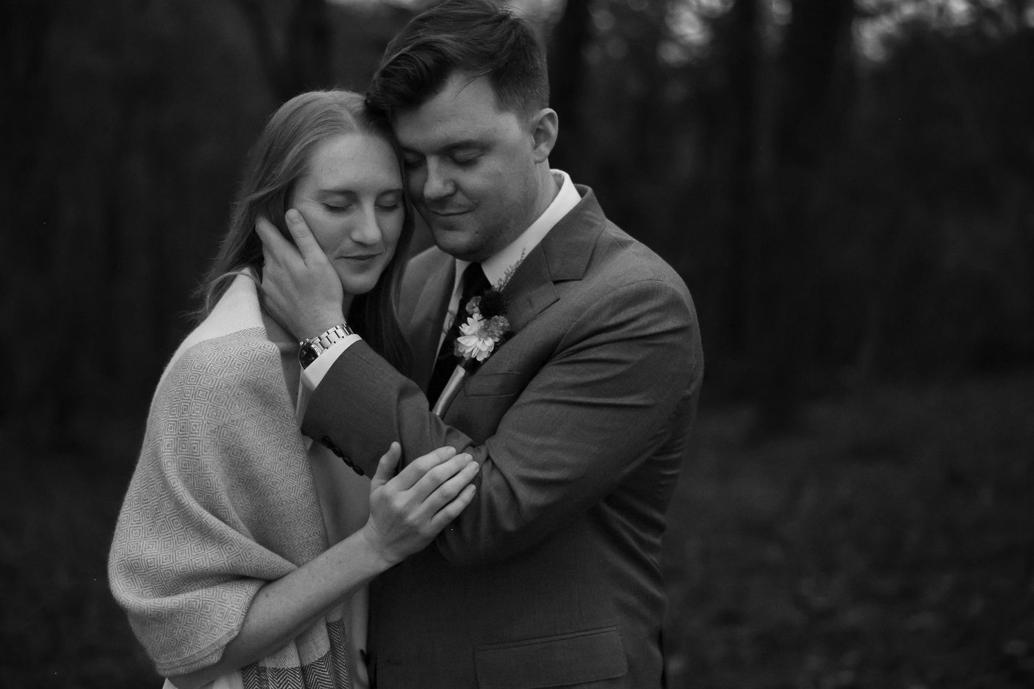 Photographer available in 2026 based in Asheville, North Carolina, who tell wedding and elopement stories in the Southeastern US and Ireland