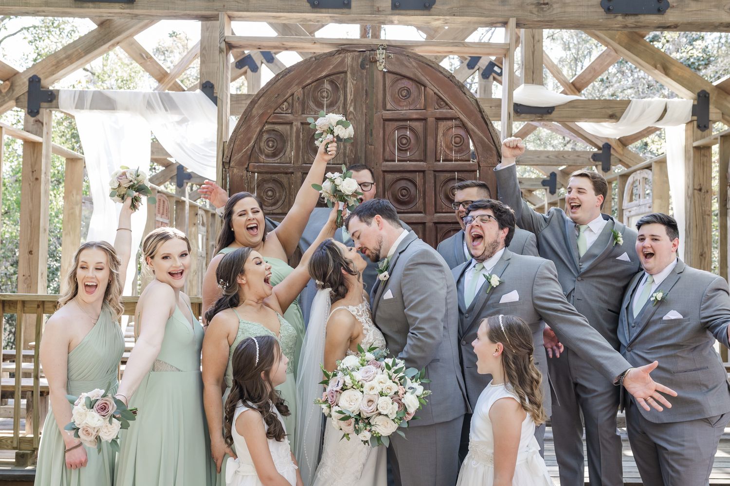 Bella Sera Gardens Wedding Loxley Alabama Photographed by Grand Laurel Photography