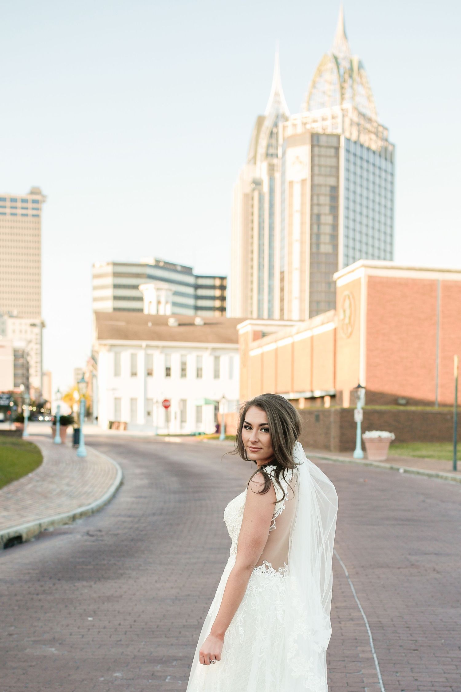 Alabama Wedding Photographer, Alabama Bridal Session, Downtown Mobile
