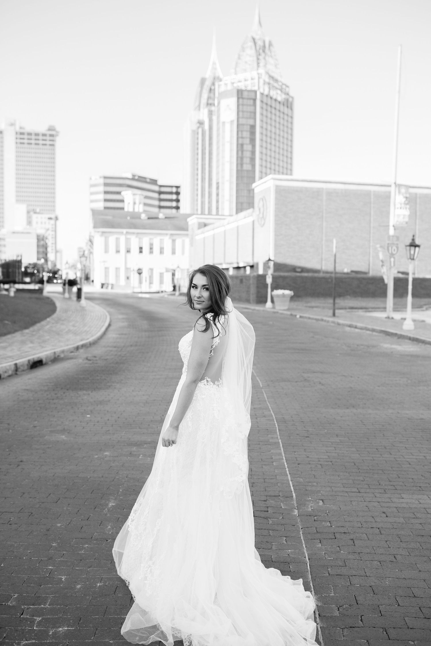 Alabama Wedding Photographer, Alabama Bridal Session, Downtown Mobile