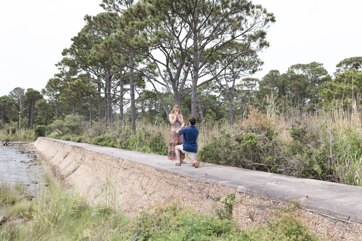Fort Morgan Alabama Engagement Proposal Photographer Grand Laurel Photography
