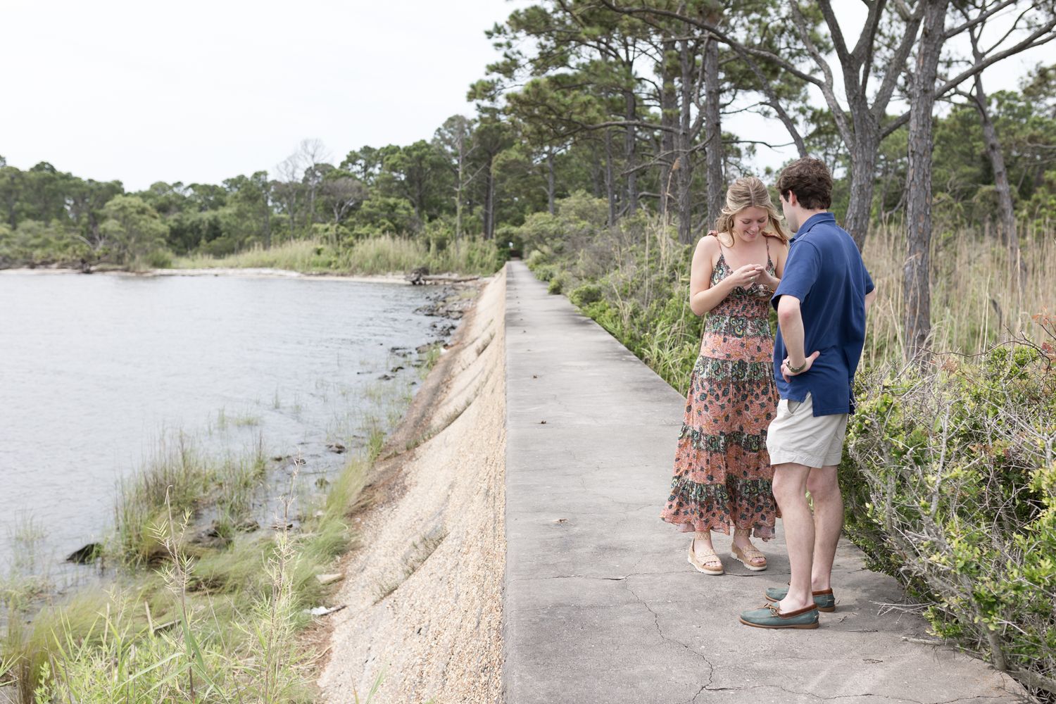Fort Morgan Alabama Engagement Proposal Photographer Grand Laurel Photography