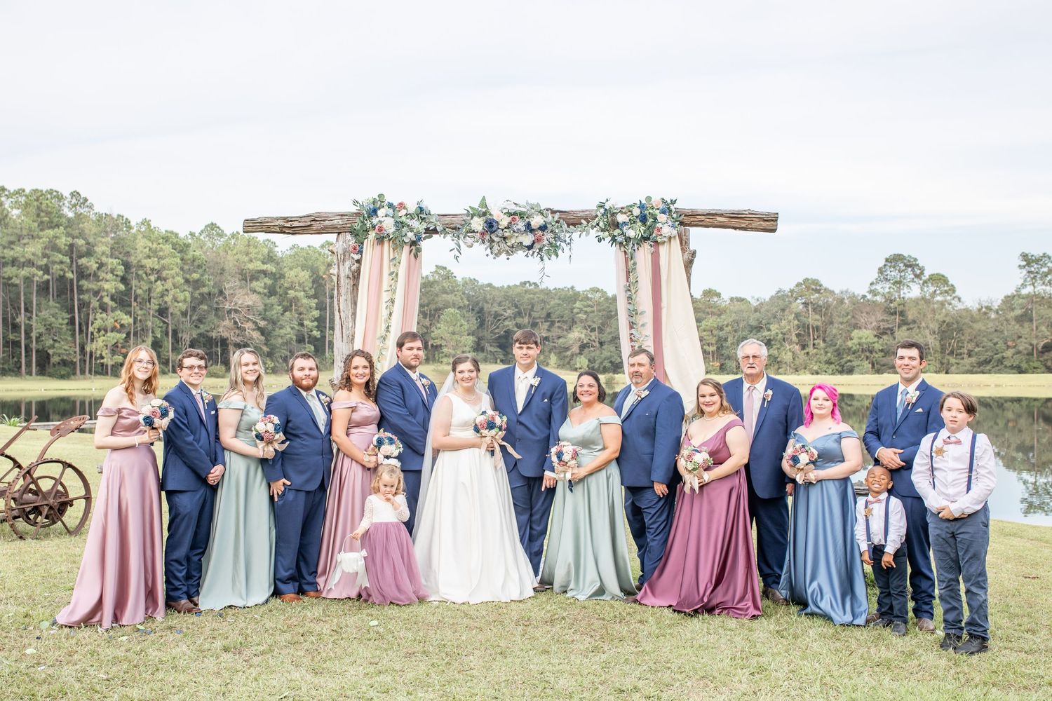 Circle B Lake Wedding Photographer Wilmer Alabama Grand Laurel Photography