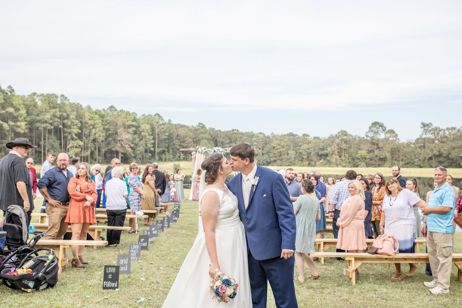 Circle B Lake Wedding Photographer Wilmer Alabama Grand Laurel Photography