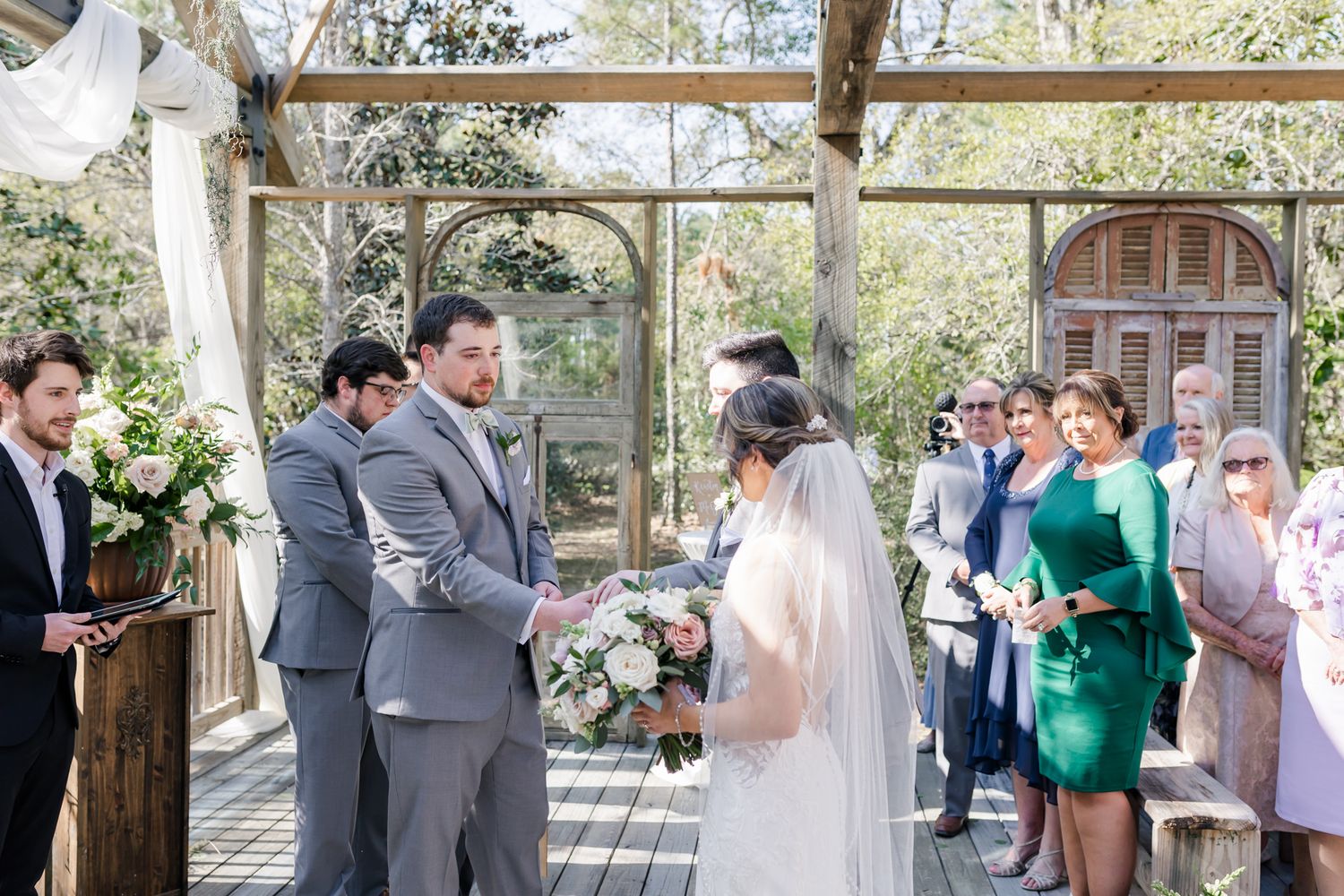 Bella Sera Gardens Wedding Loxley Alabama Photographed by Grand Laurel Photography