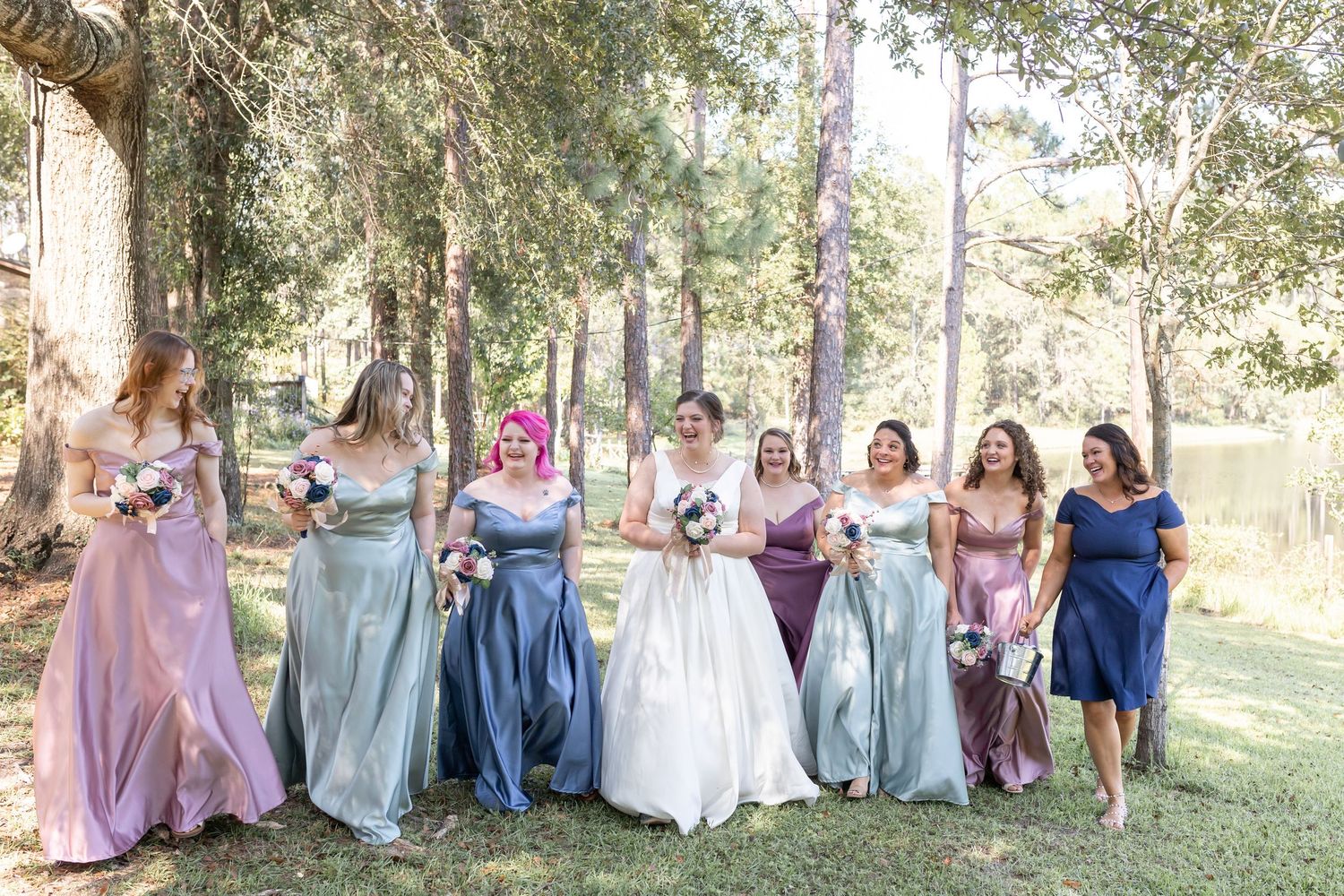 Circle B Lake Wedding Photographer Wilmer Alabama Grand Laurel Photography