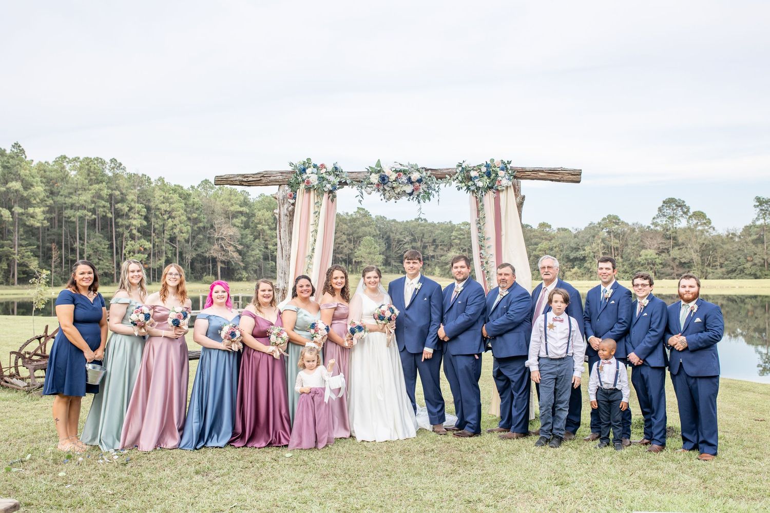 Circle B Lake Wedding Photographer Wilmer Alabama Grand Laurel Photography