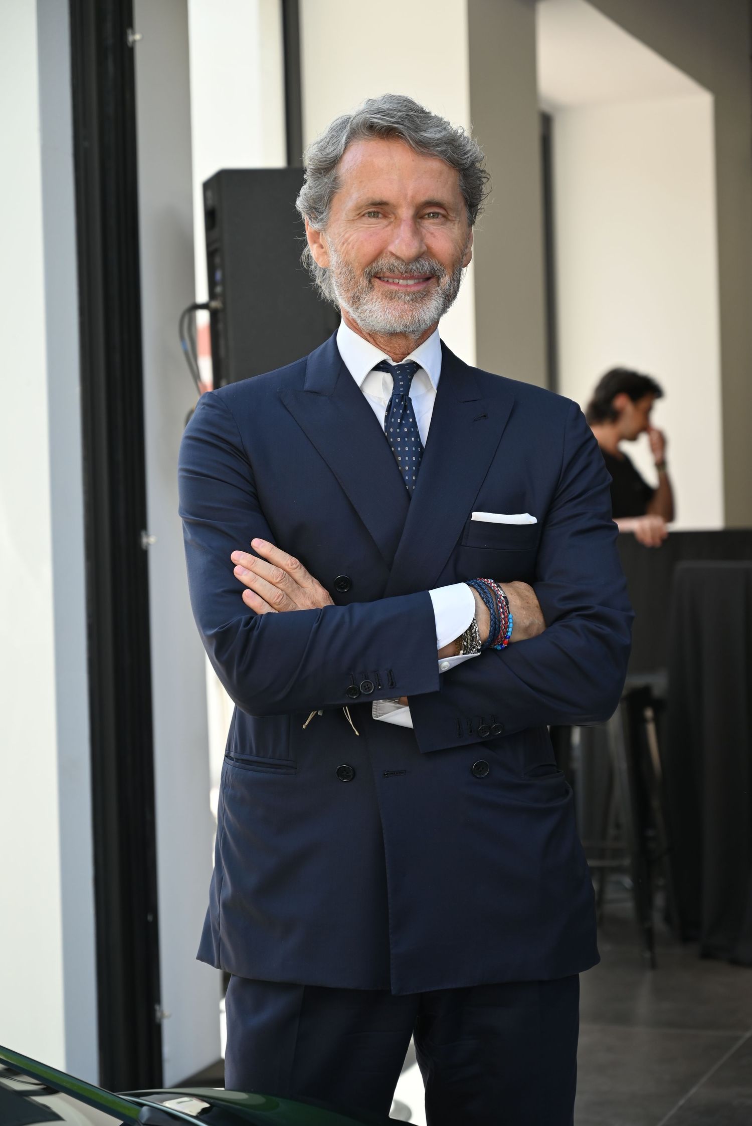 Stephan Winkelmann at the Marbella showroom opening, leading Lamborghini’s vision of luxury and performance in Spain.”