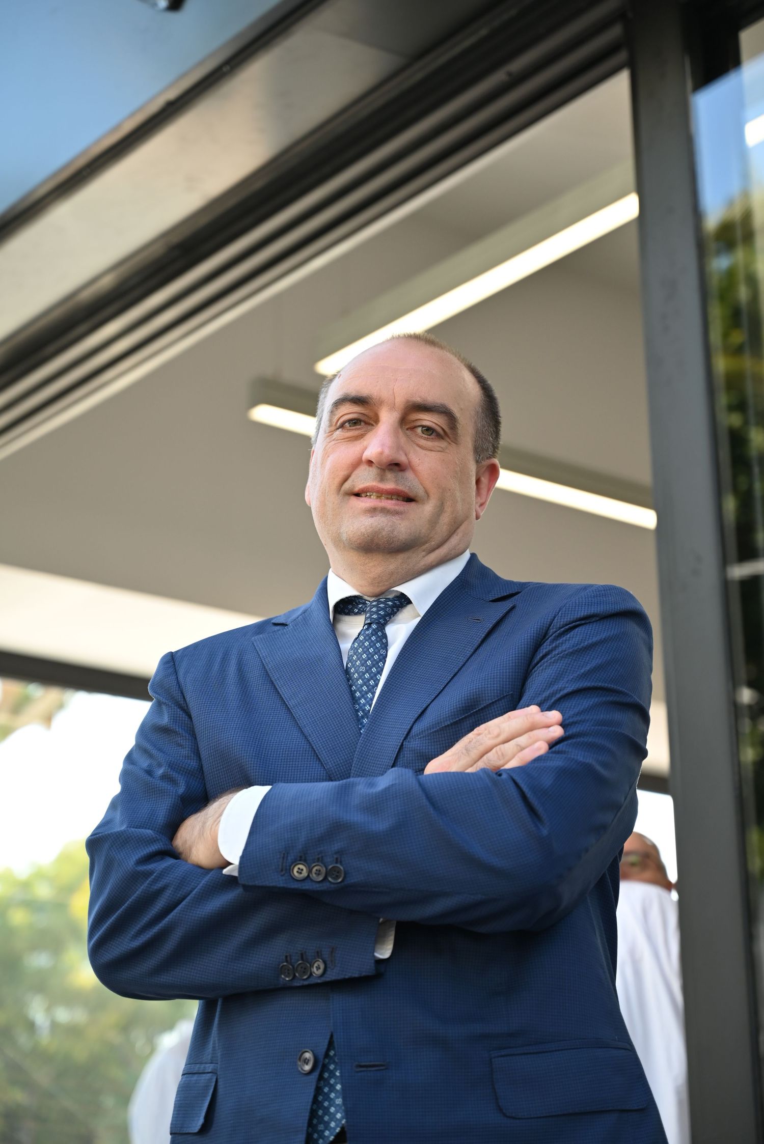 Federico Foschini engaging with guests at Lamborghini Marbella, showcasing the brand’s commitment to exclusive client experiences.