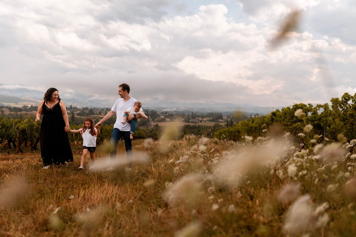 Séance famille dans le Beaujolais