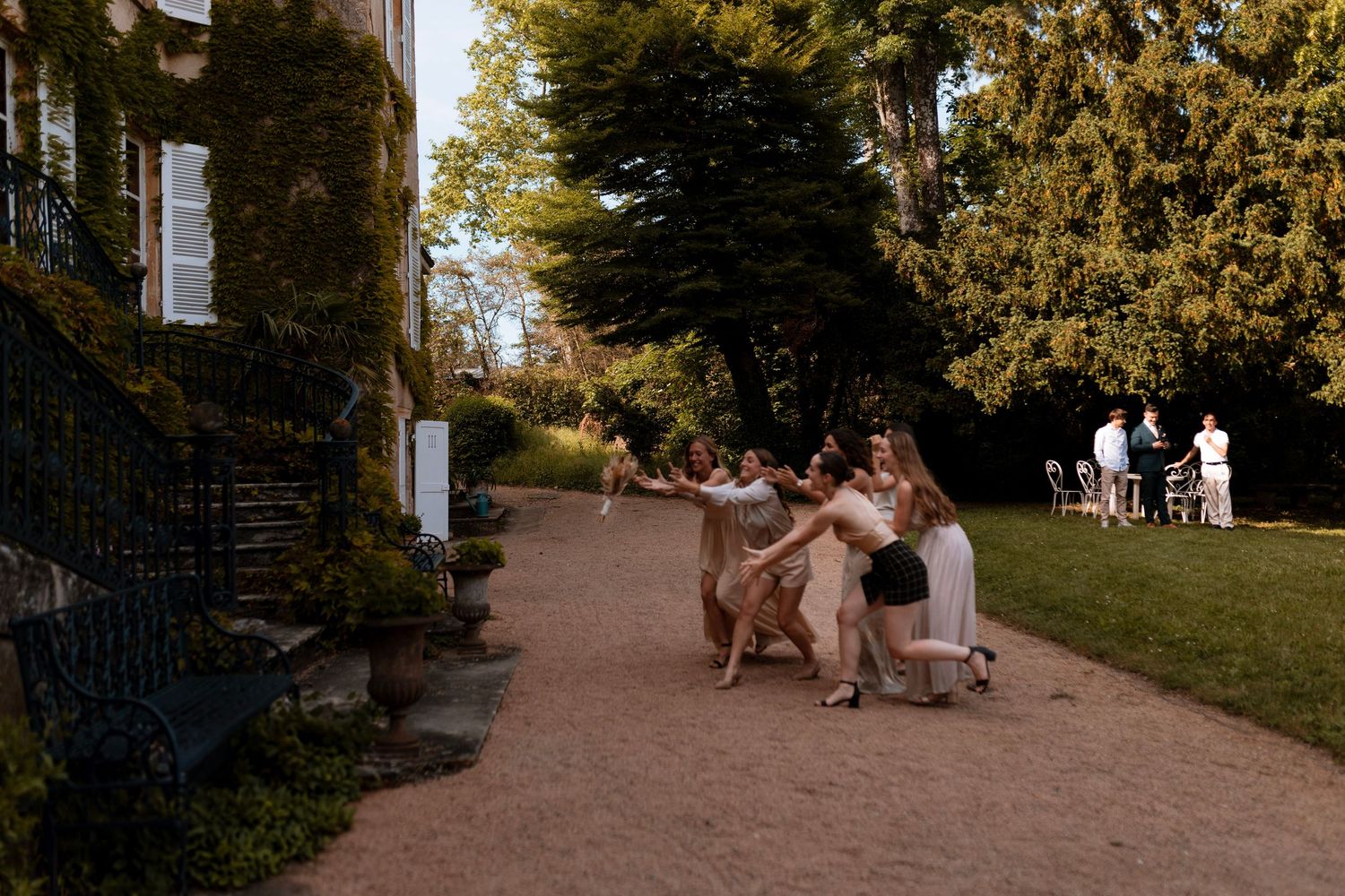 Photos de groupe cérémonie de Mariage dans le Beaujolais