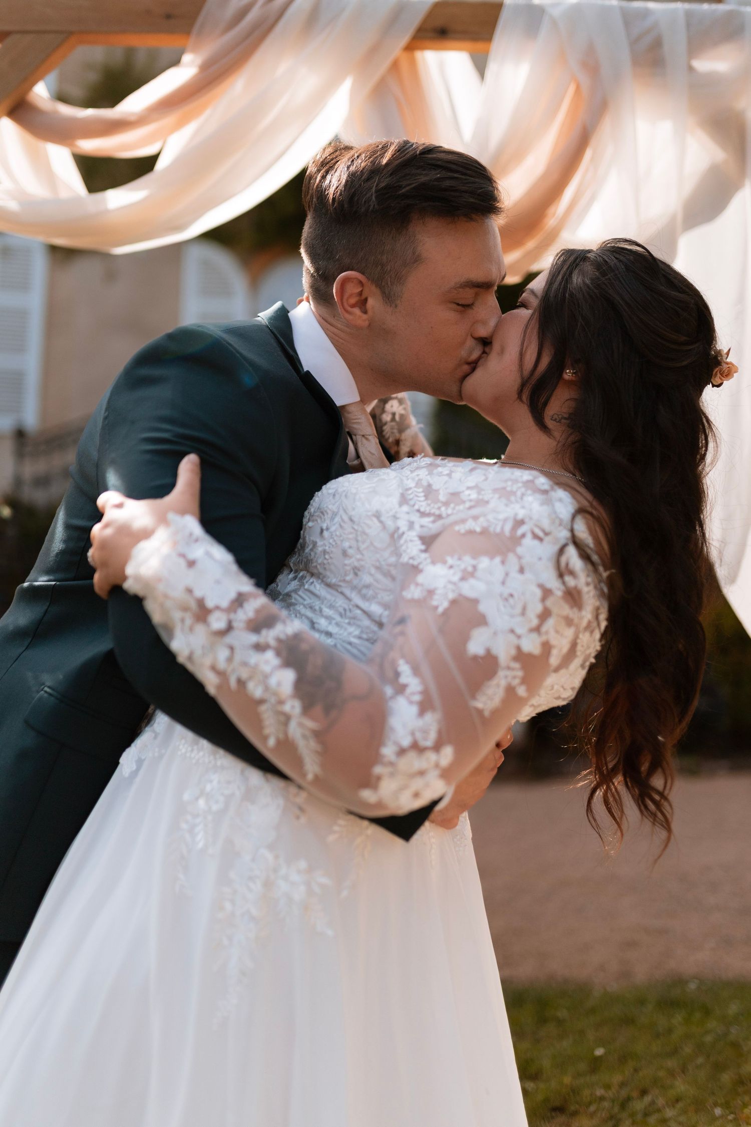 Séance photo couple Mariage dans le Beaujolais