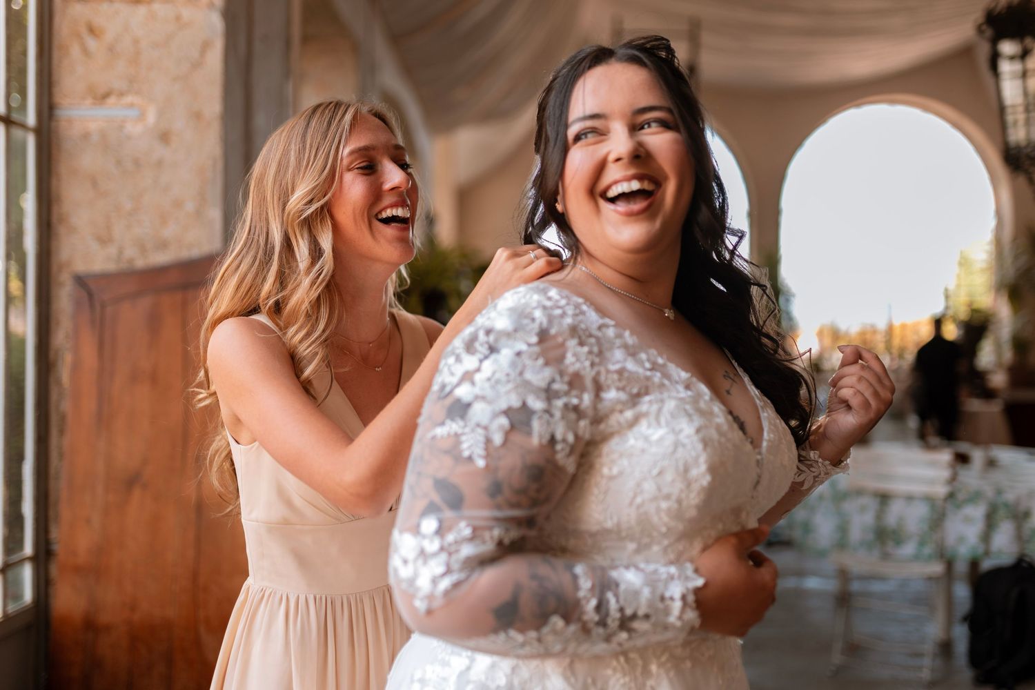 Préparatifs mariage beaujolais