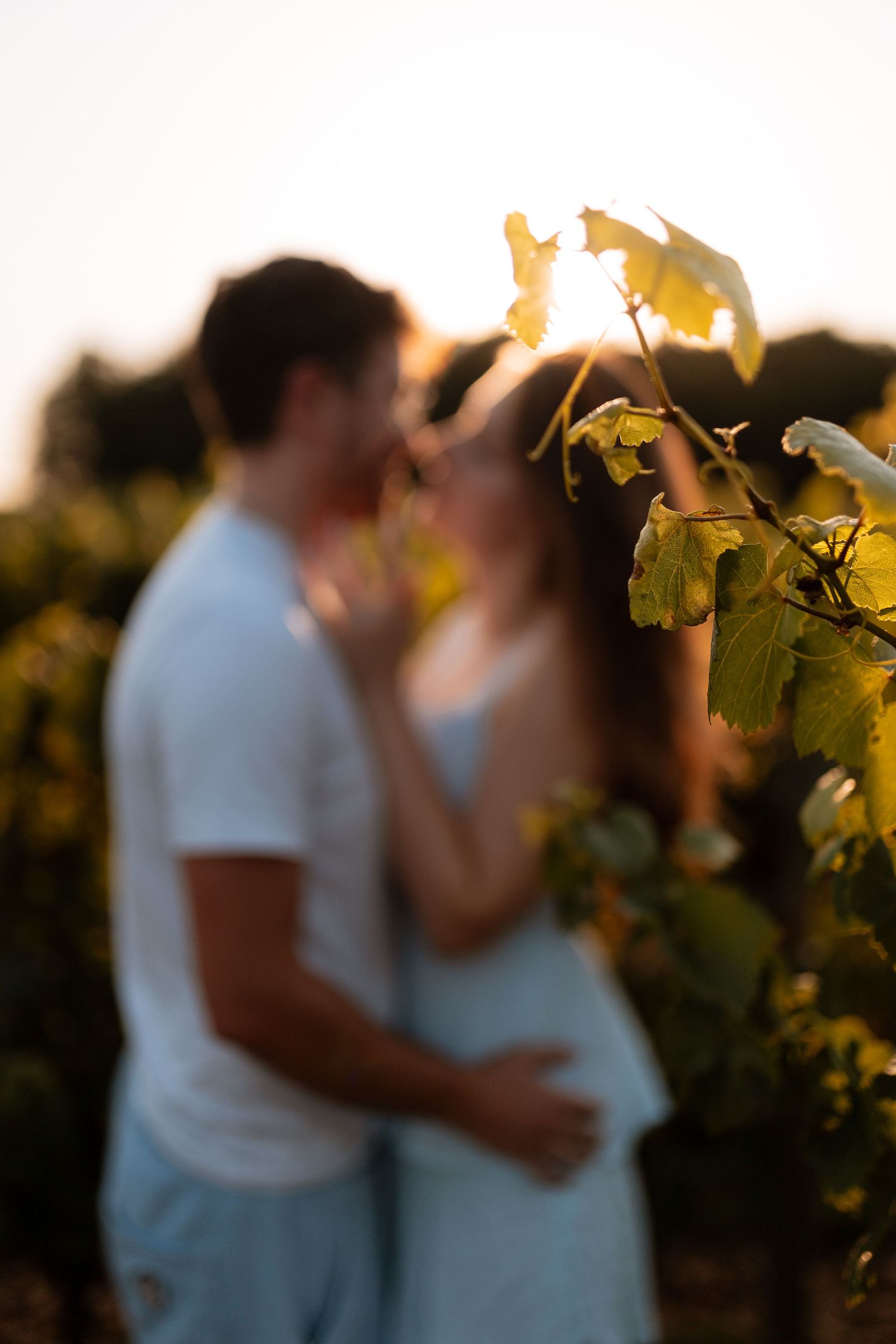 séance photo couple vigne beaujolais