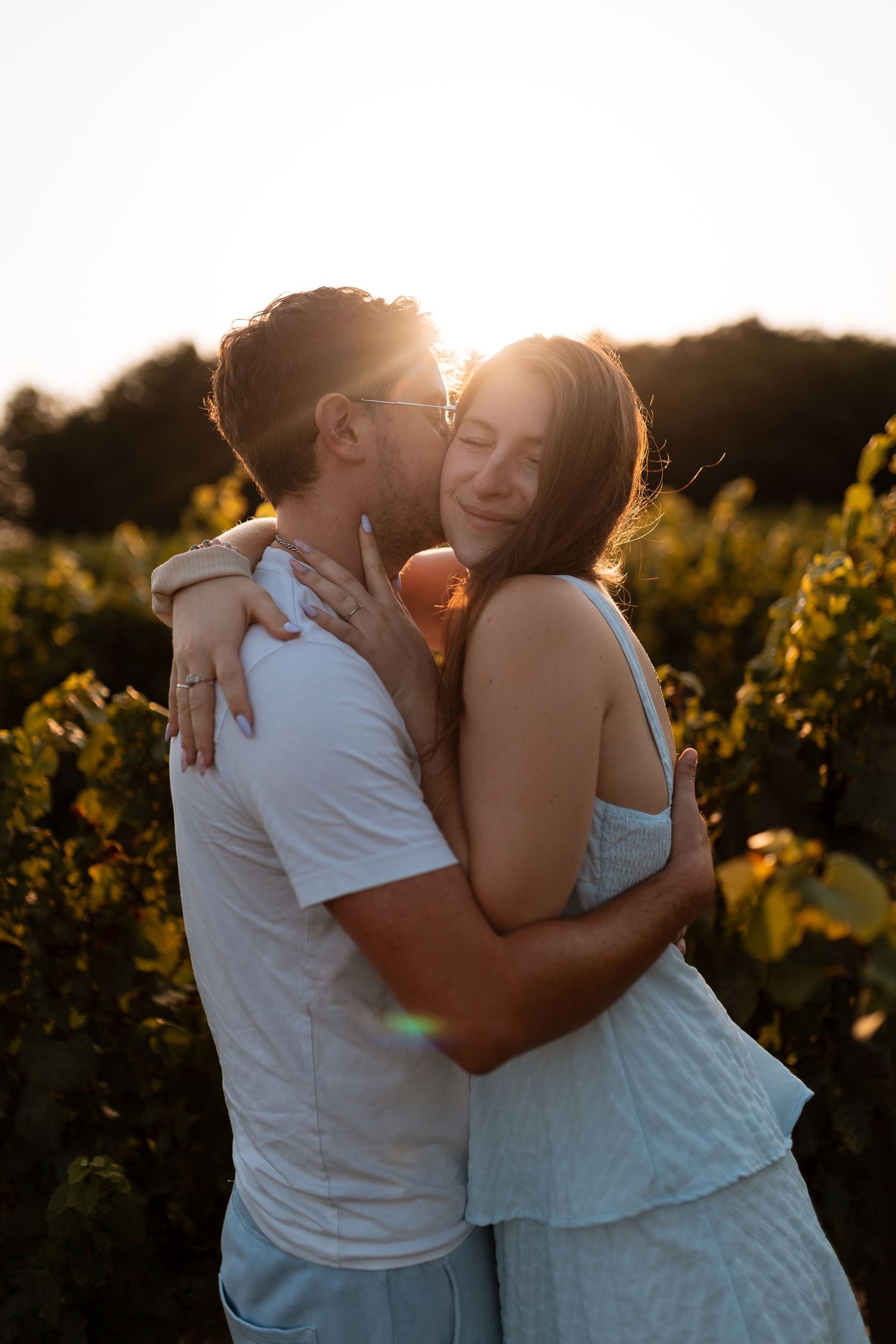 Séance couple dans le Beaujolais