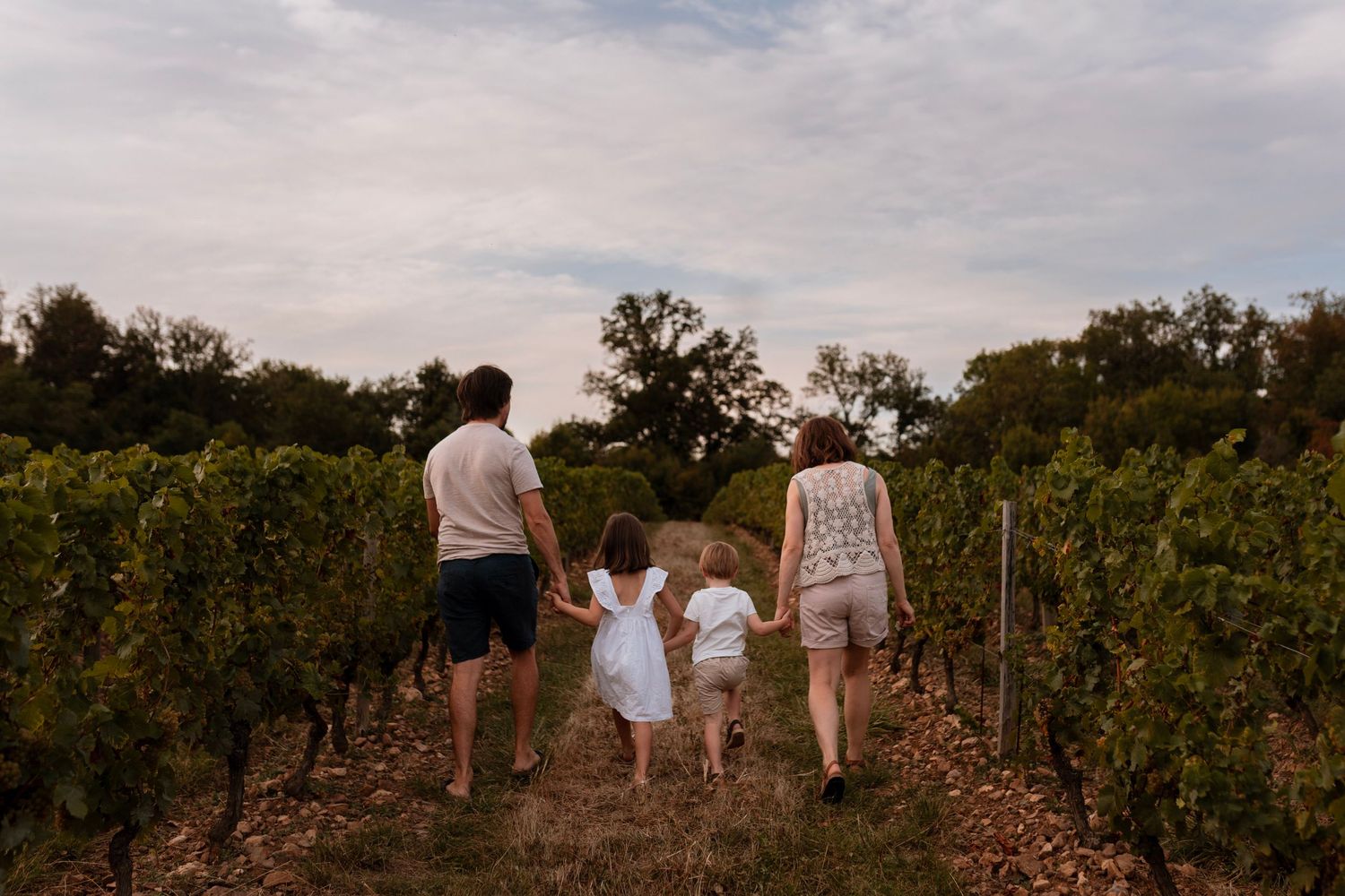 Mini séance famille dans les vignes du Beaujolais