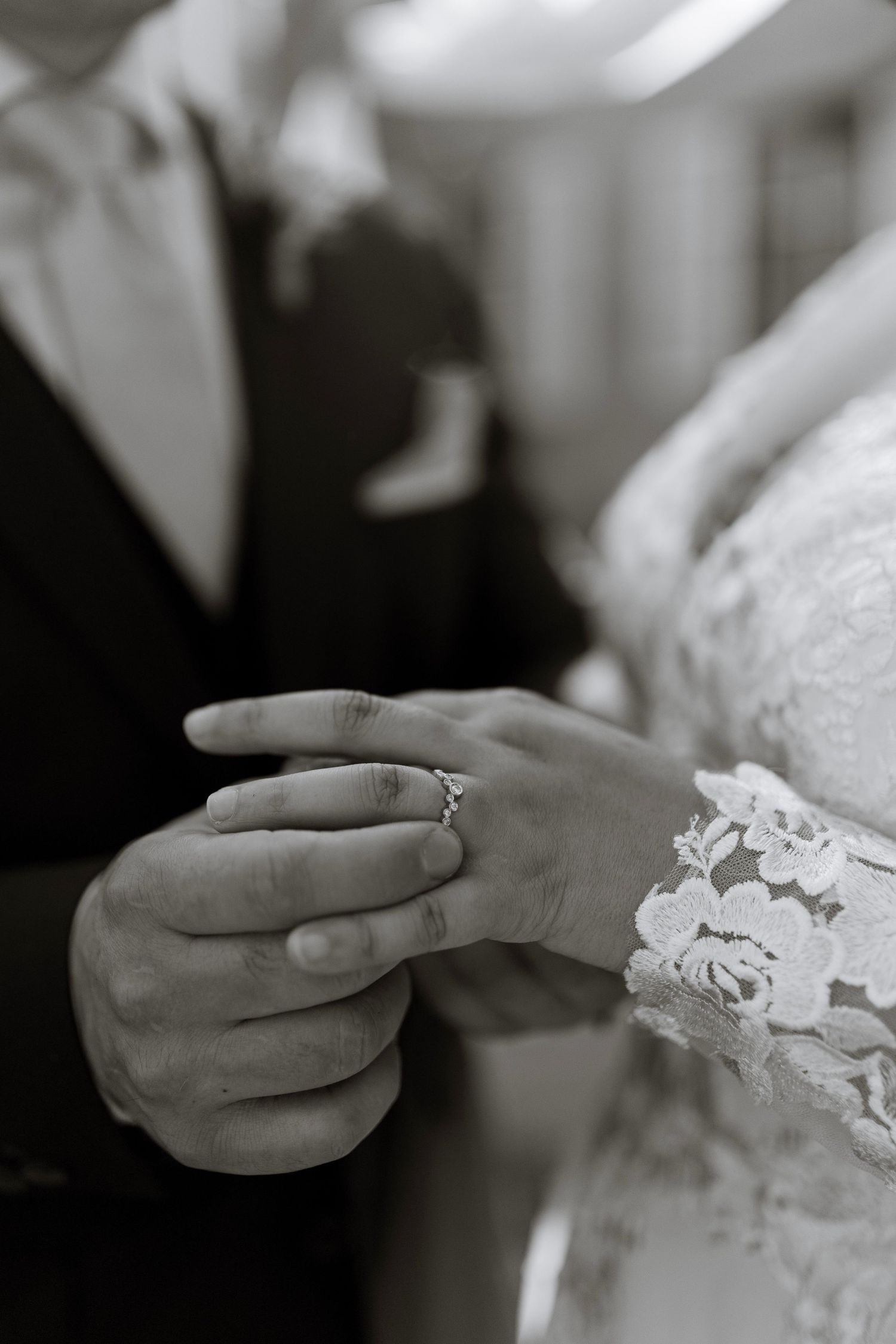 Echange des alliances mariage beaujolais