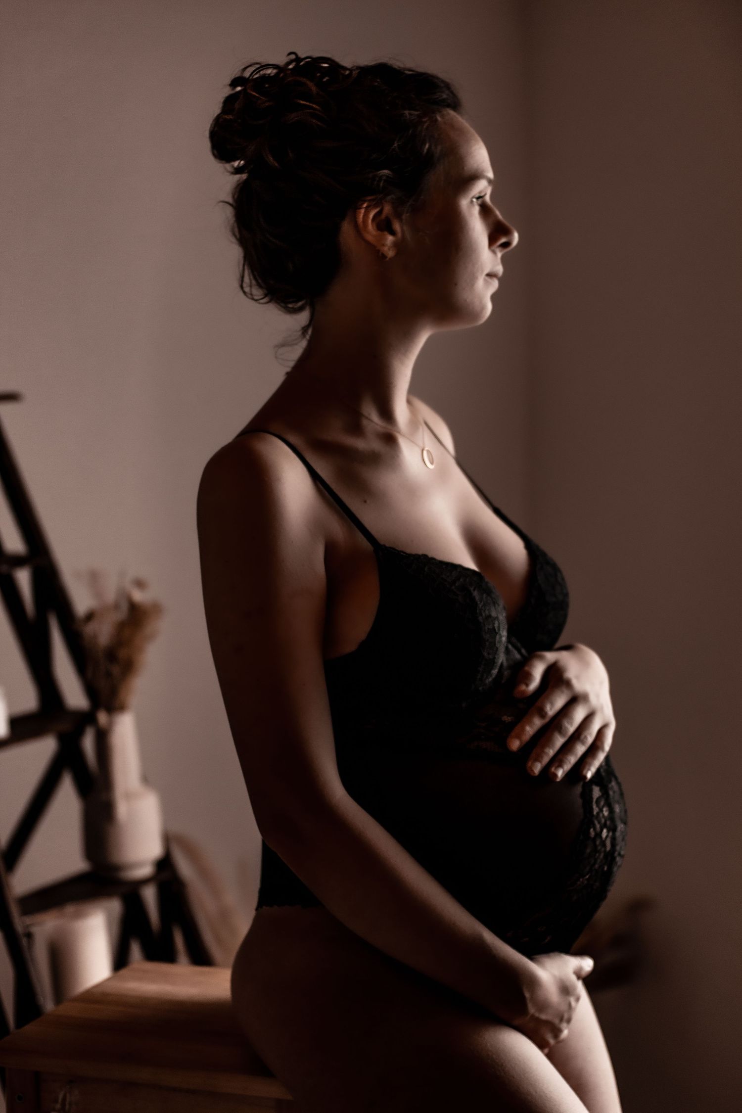 Séance grossesse intimiste, Shooting grossesse à Lyon