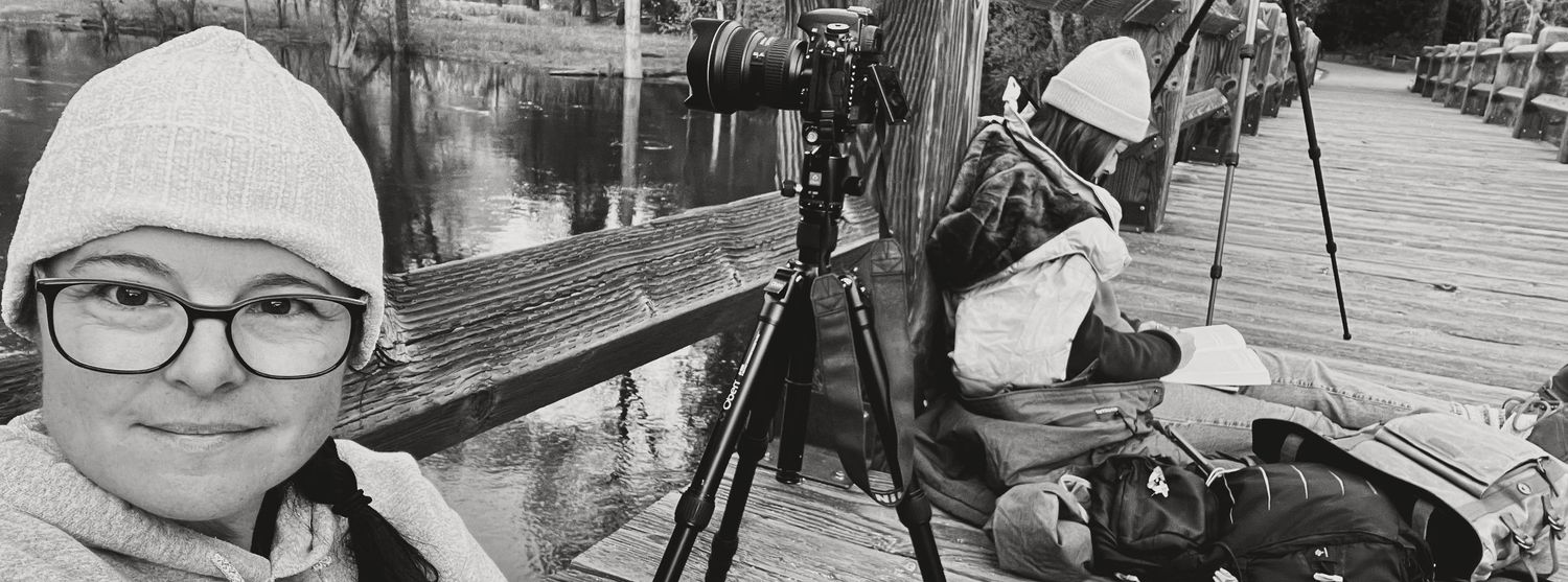 Black and White selfi working