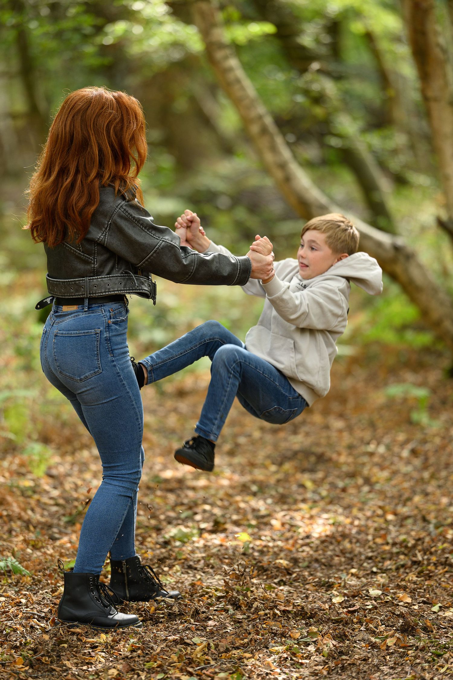 Mother and son