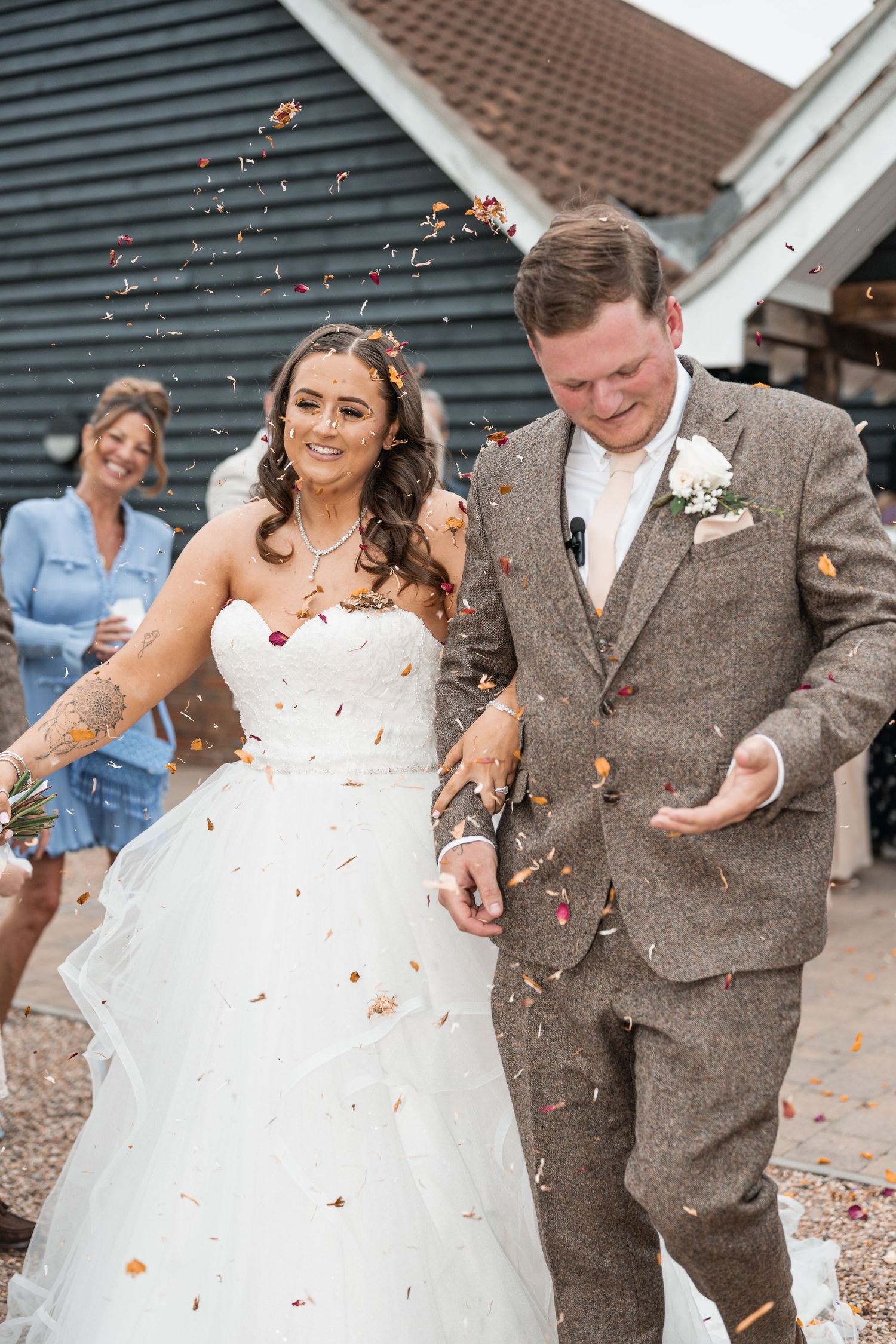 Essex bride and groom