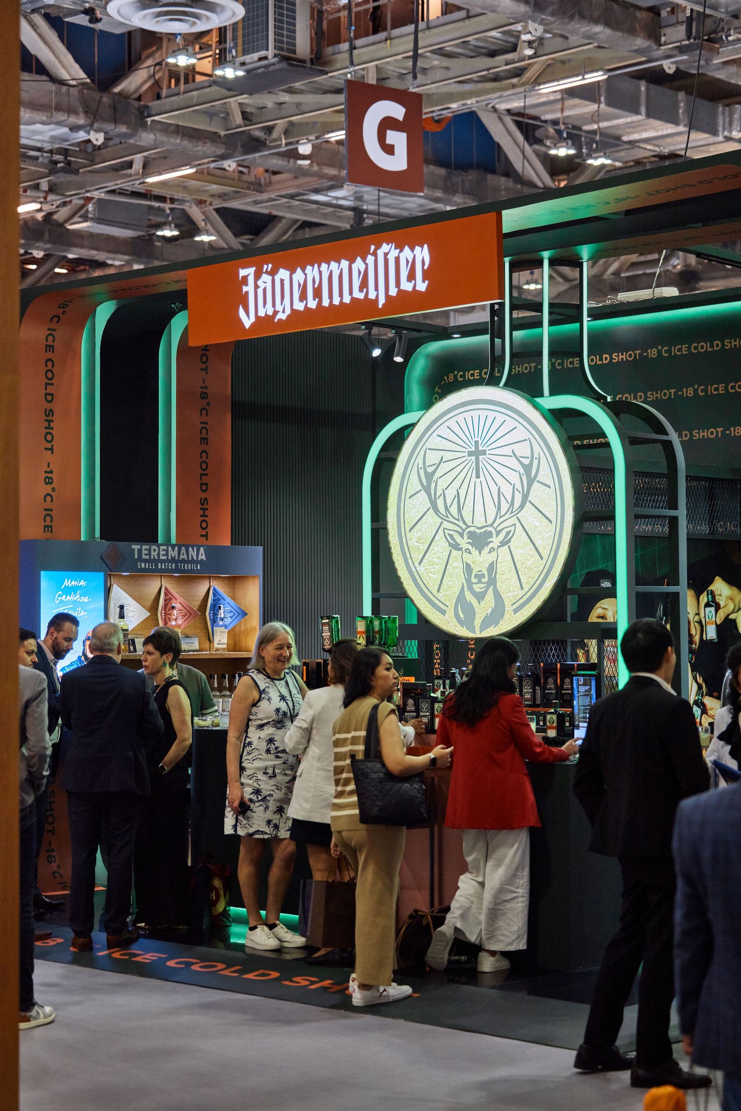 Event photography at TFWA Singapore for Jägermeister Travel Retail