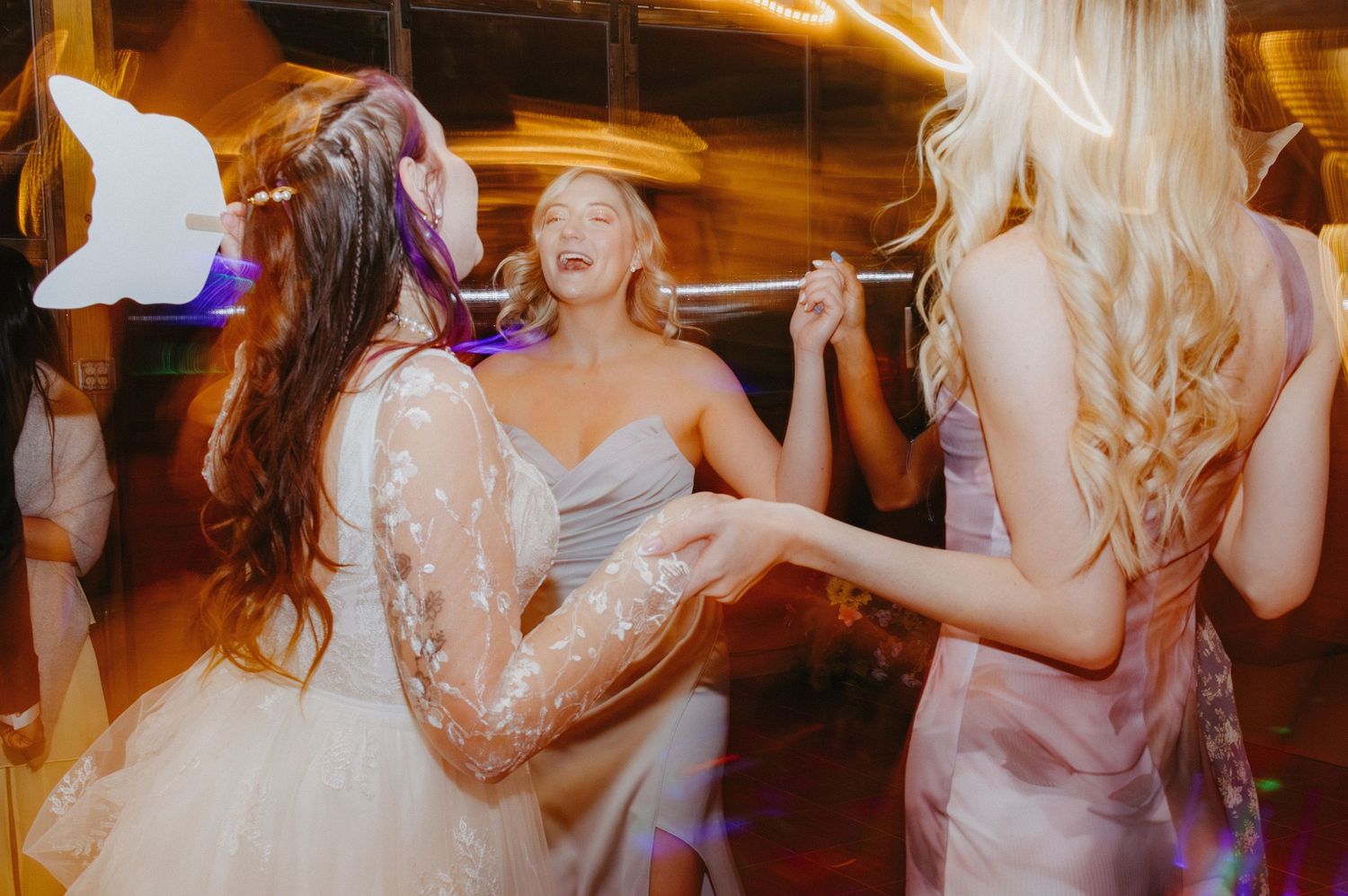 Flash wedding photography