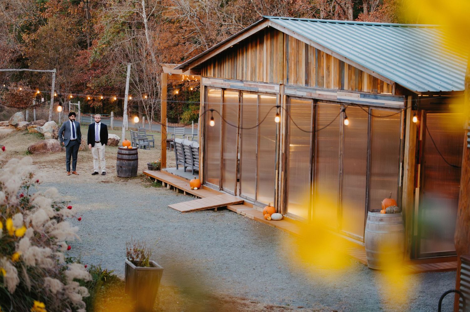 Tea house wedding
