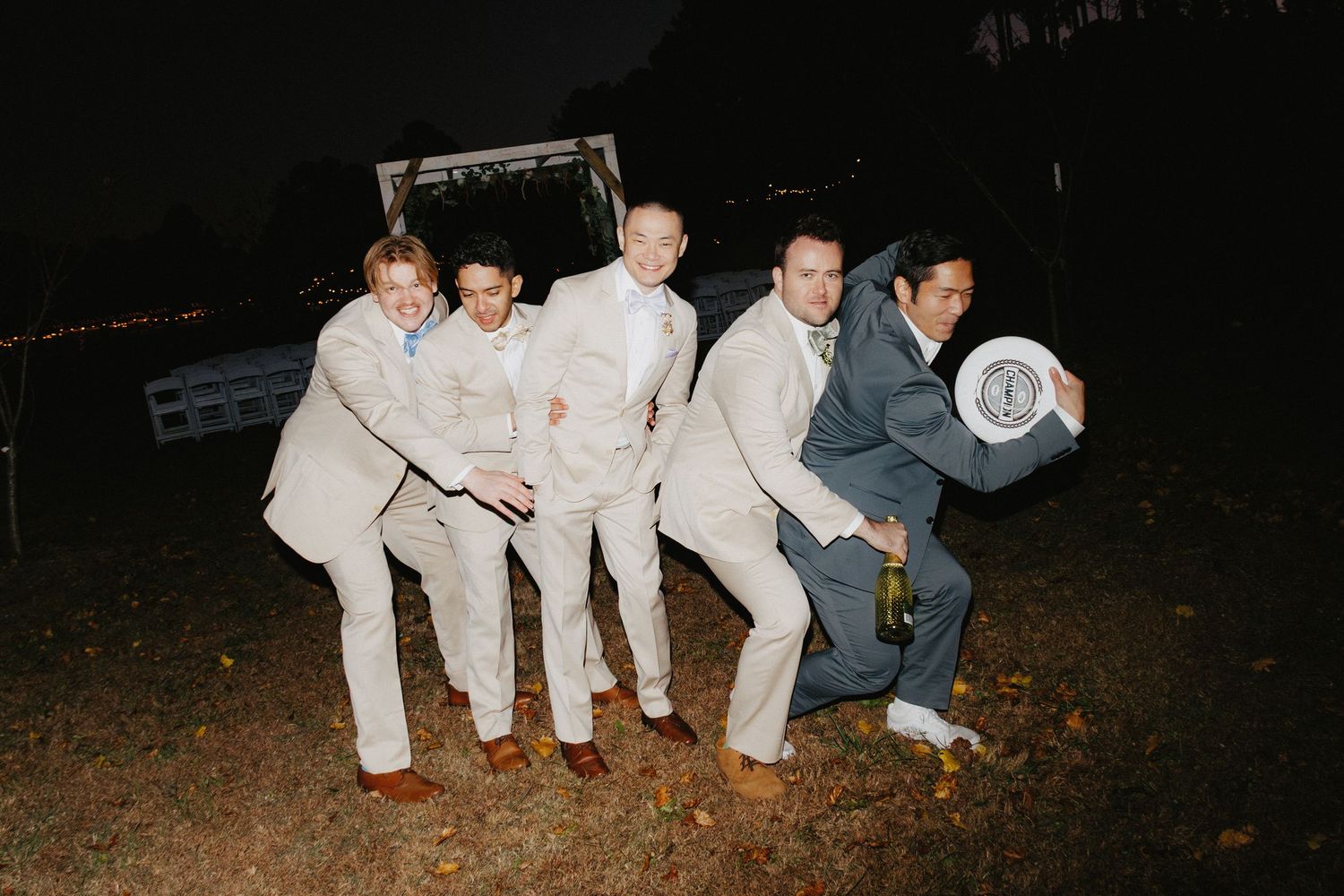 Flash wedding photography
