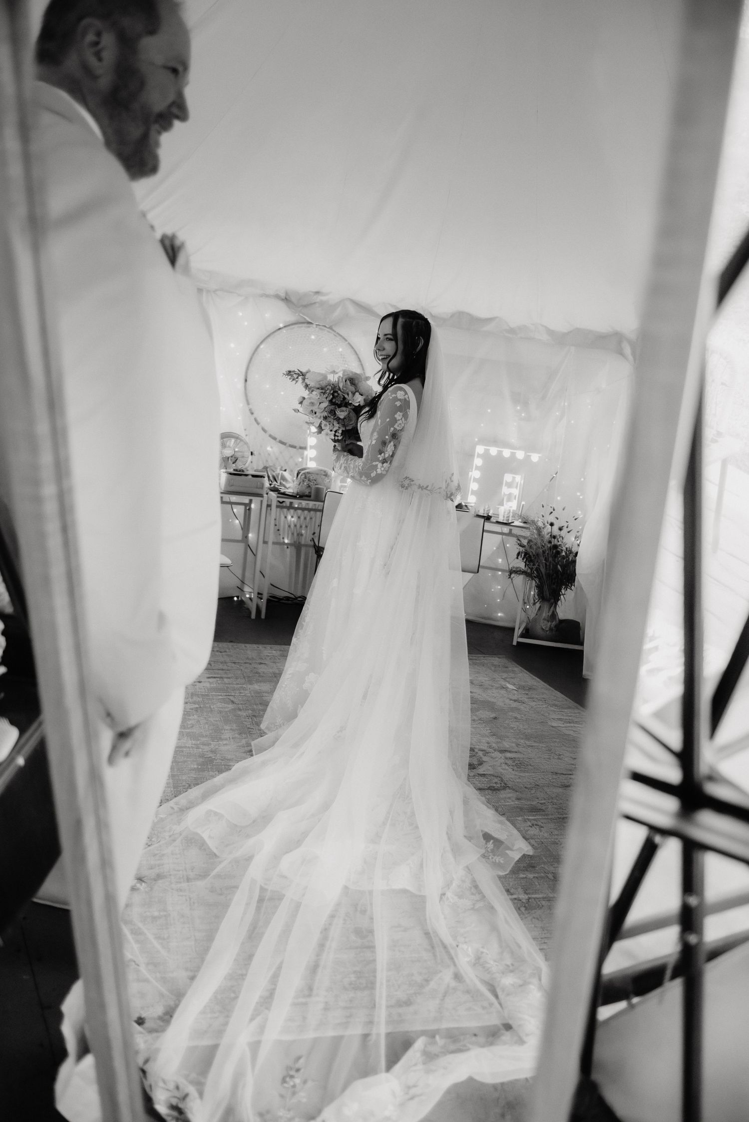 Tea house wedding