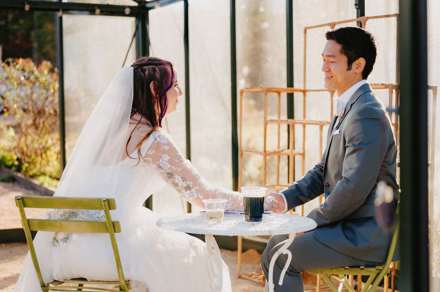 Tea house wedding