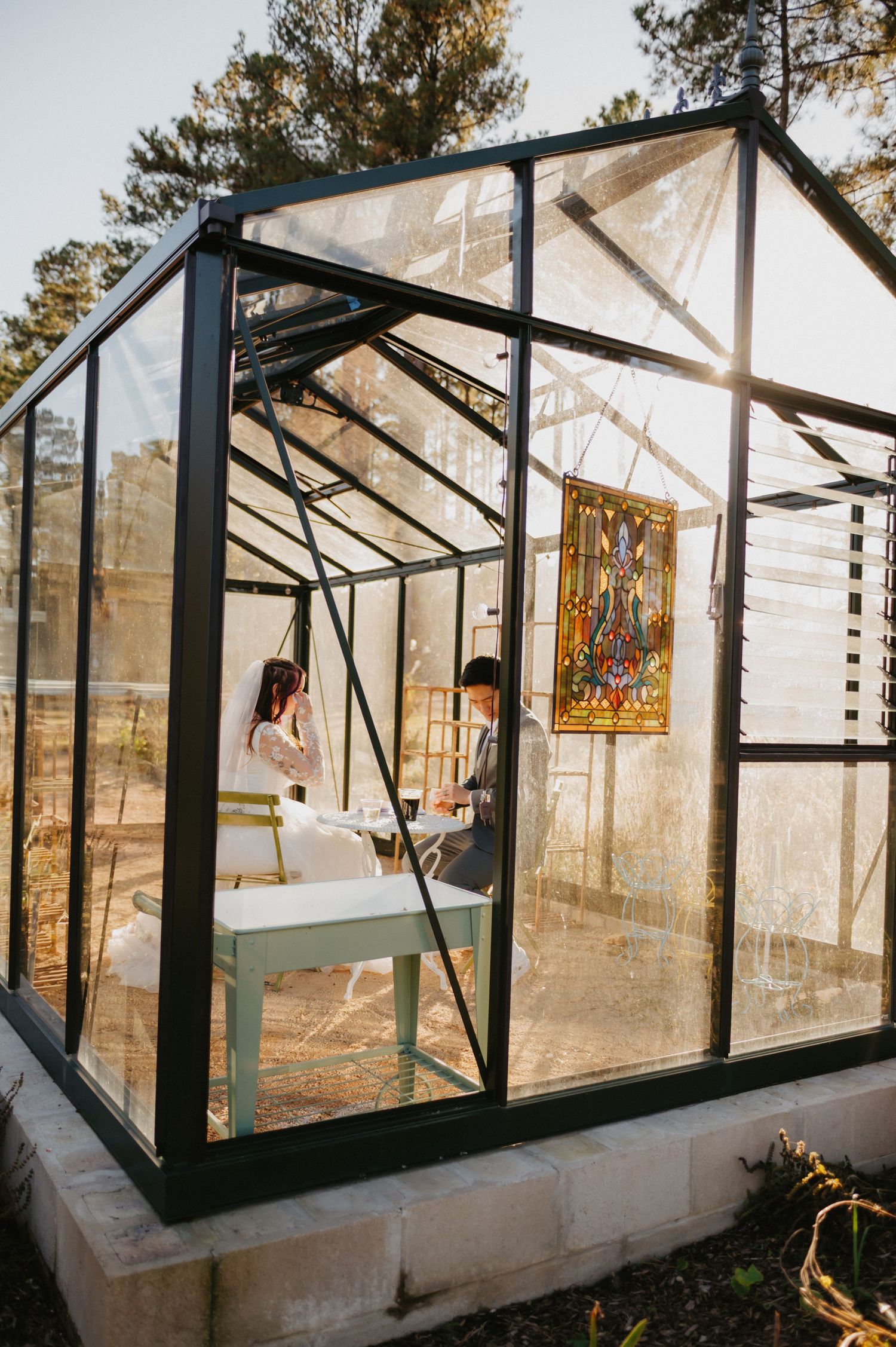 Tea house wedding