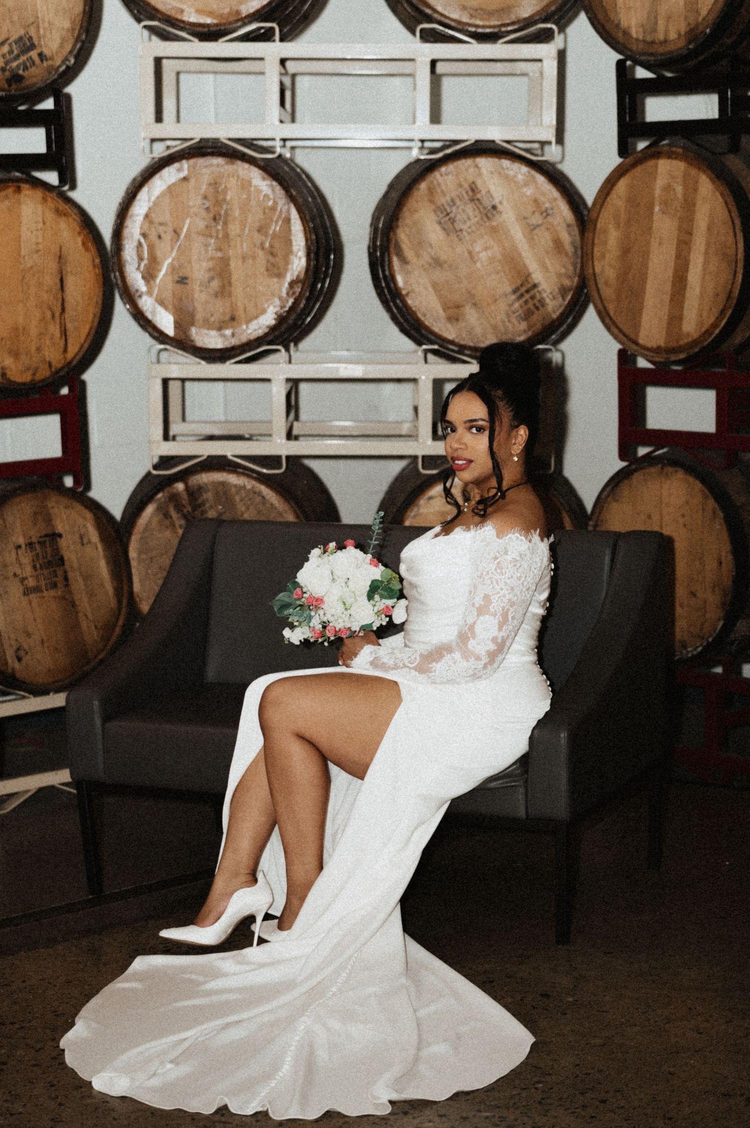 Flash wedding photography