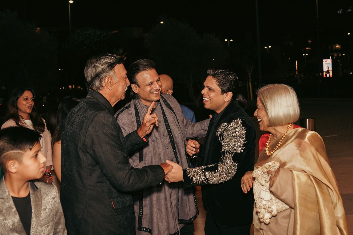 Vivek Anand Oberoi is an Indian actor and businessman based in Dubai, UAE. The son of actor Suresh Oberoi at Mehndi event in Dubai