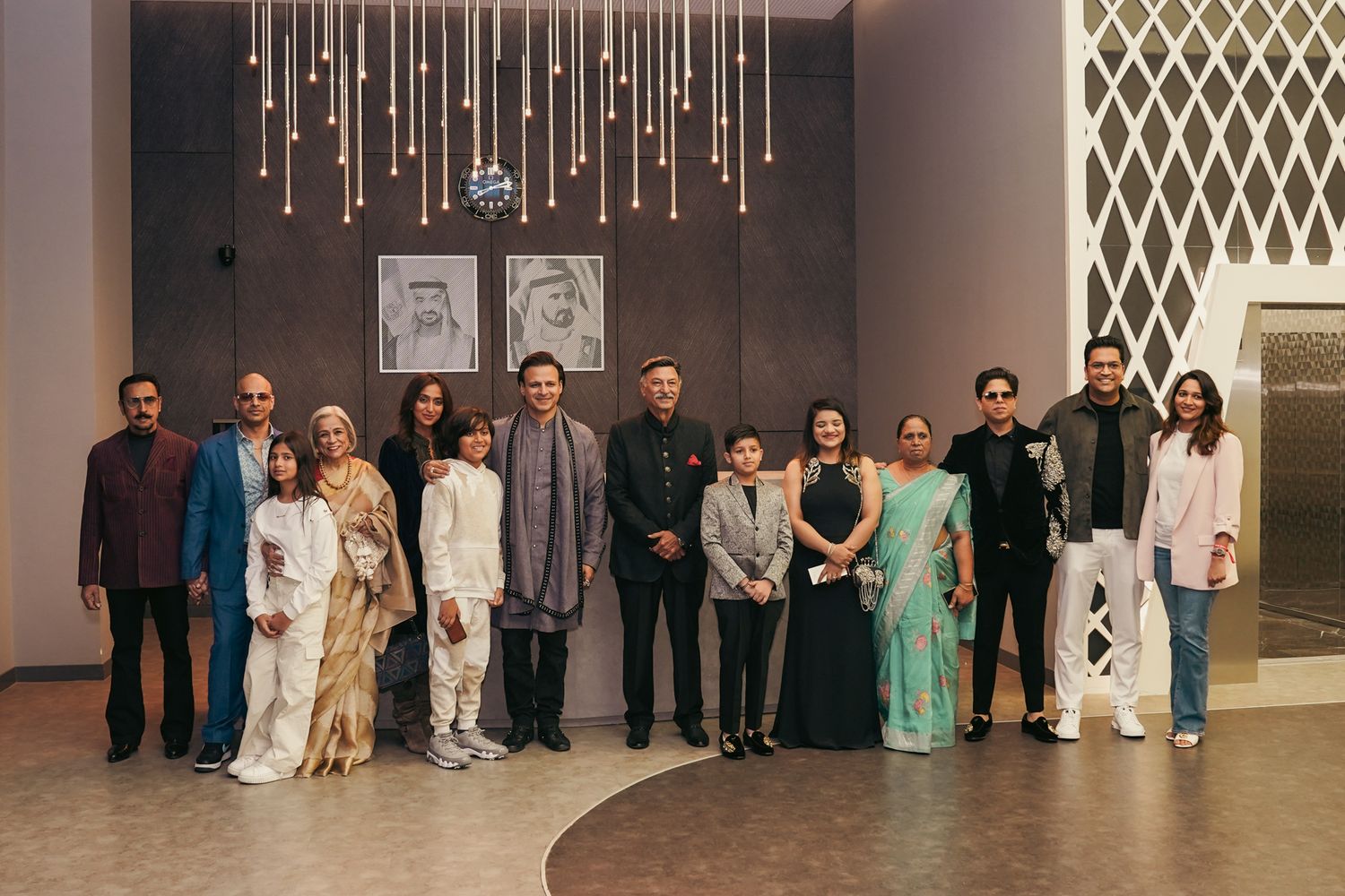 Vivek Anand Oberoi is an Indian actor and businessman based in Dubai, UAE. The son of actor Suresh Oberoi, at Mehndi event in Dubai