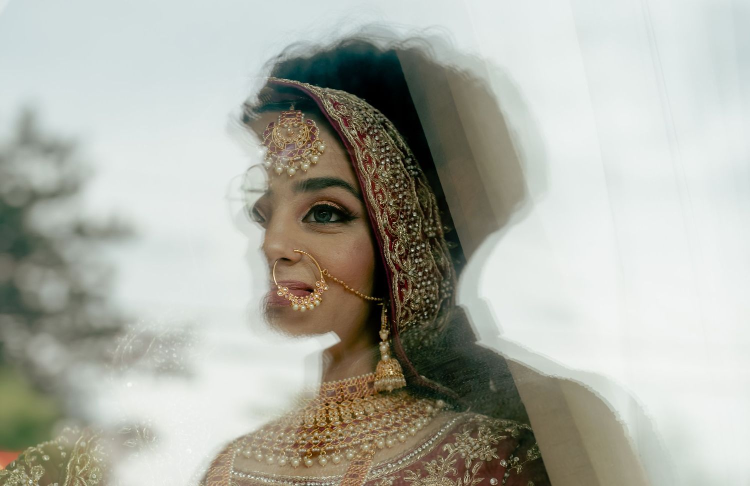 Stylish couple posing at Shalimar Gardens Lahore, capturing the romance and charm of a luxury destination wedding shoot.