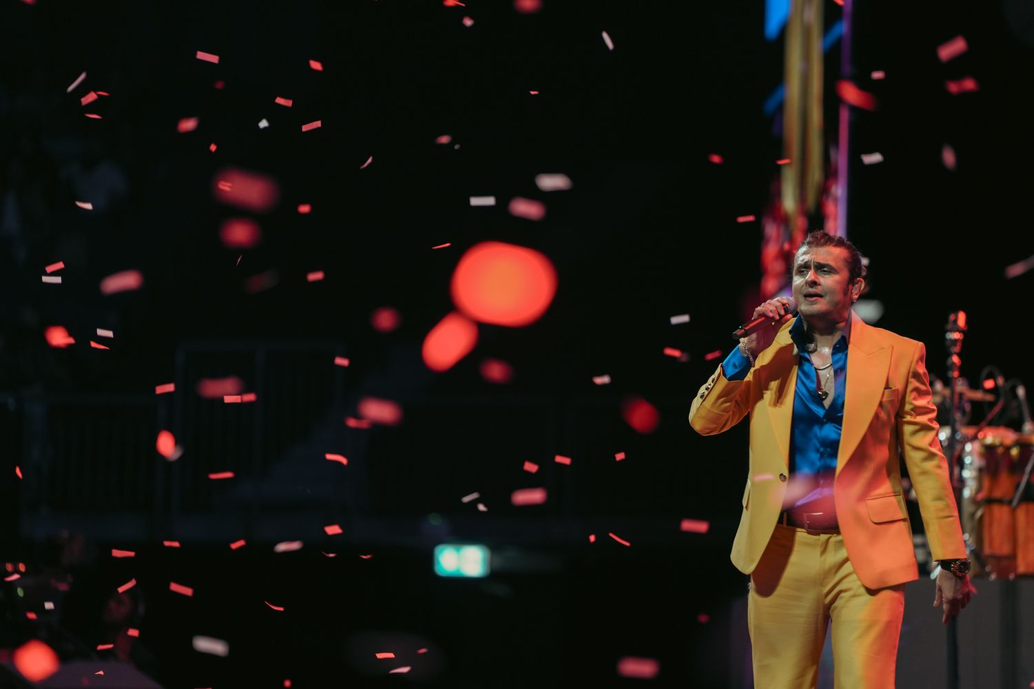 Legendary Sonu Nigam gracing a luxury wedding event with a powerful performance and unforgettable presence.